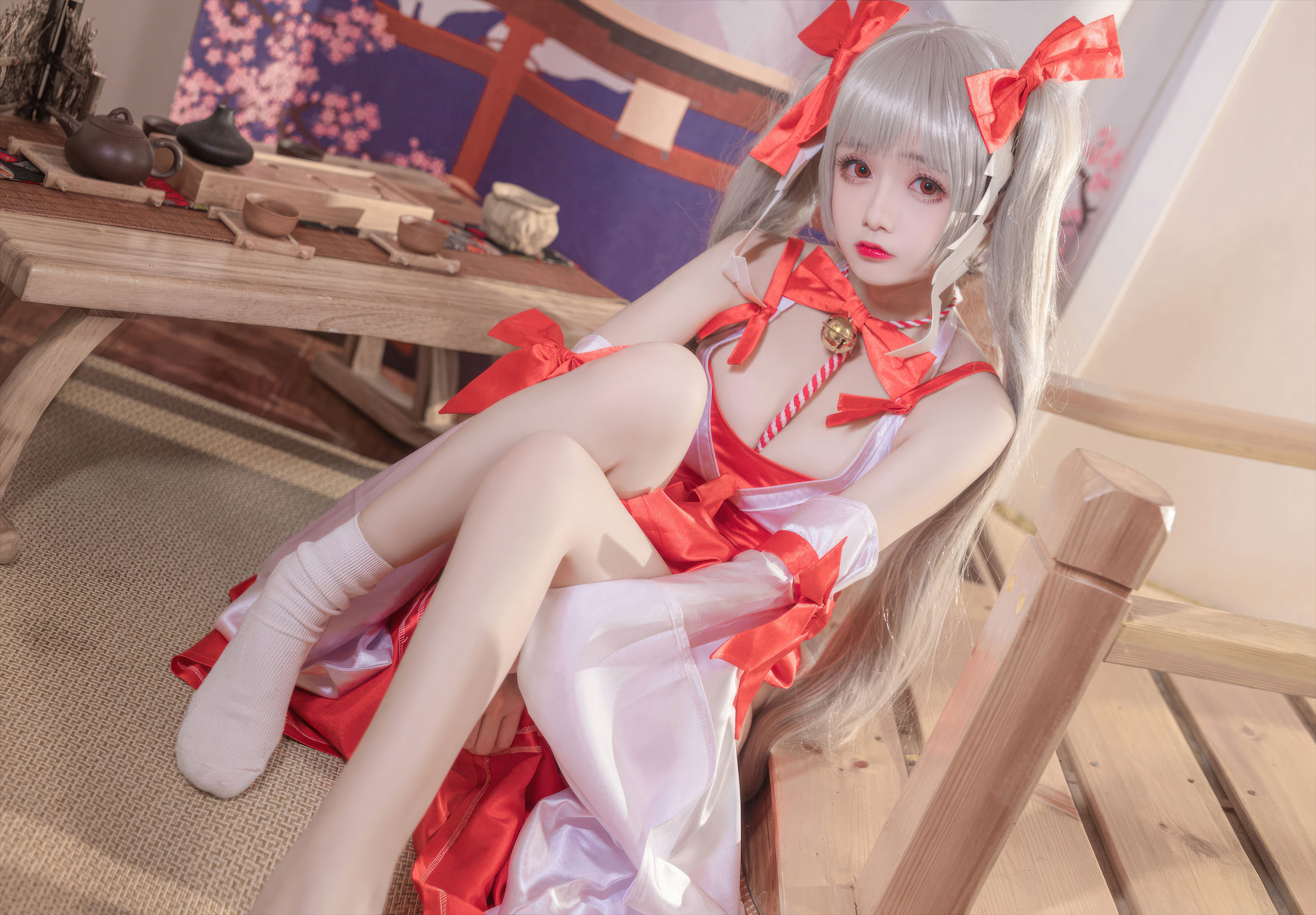 Cosplay 日奈娇 - 碧蓝航线 可畏巫女