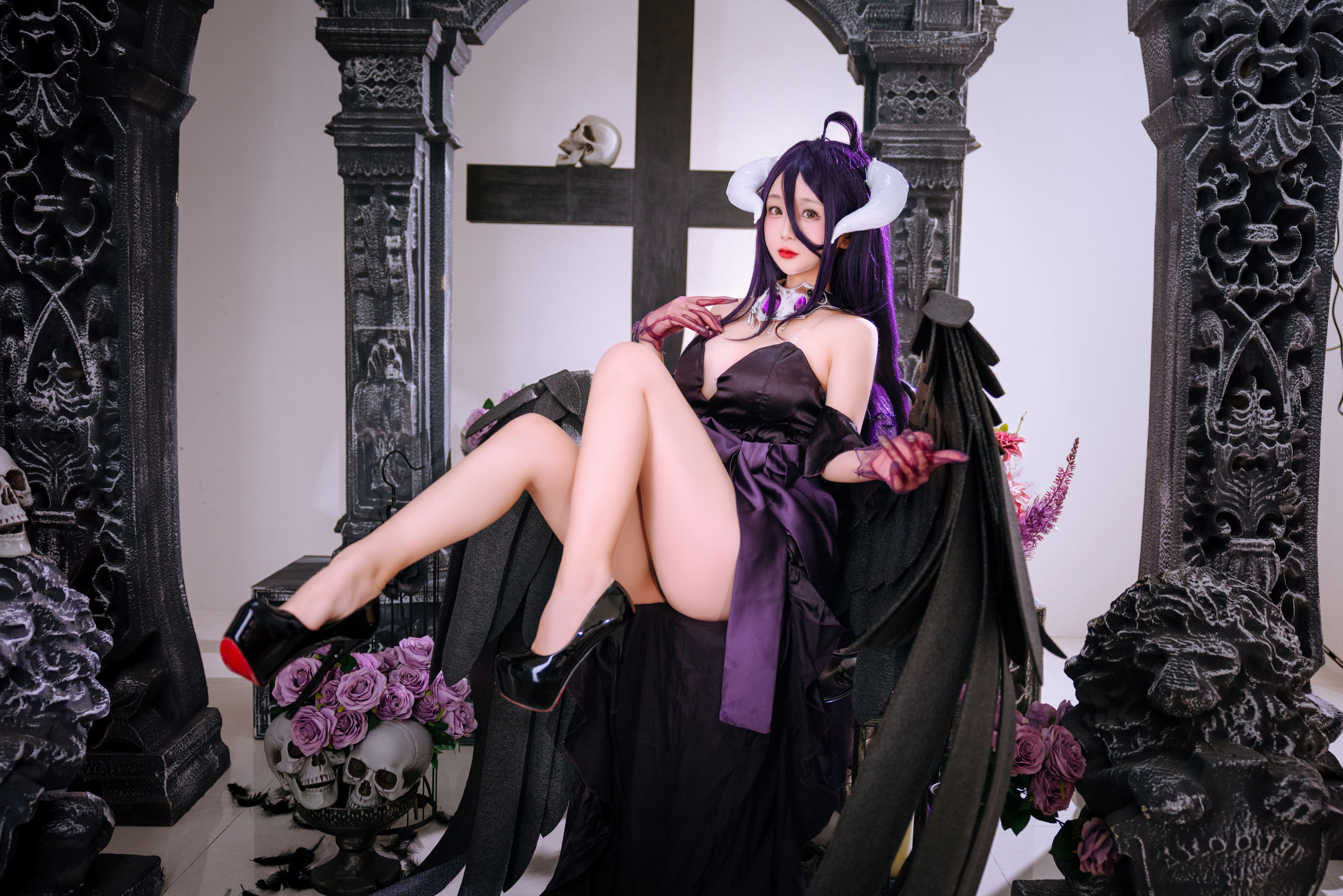 Cosplay 日奈娇 - 雅儿贝德礼服 钻石