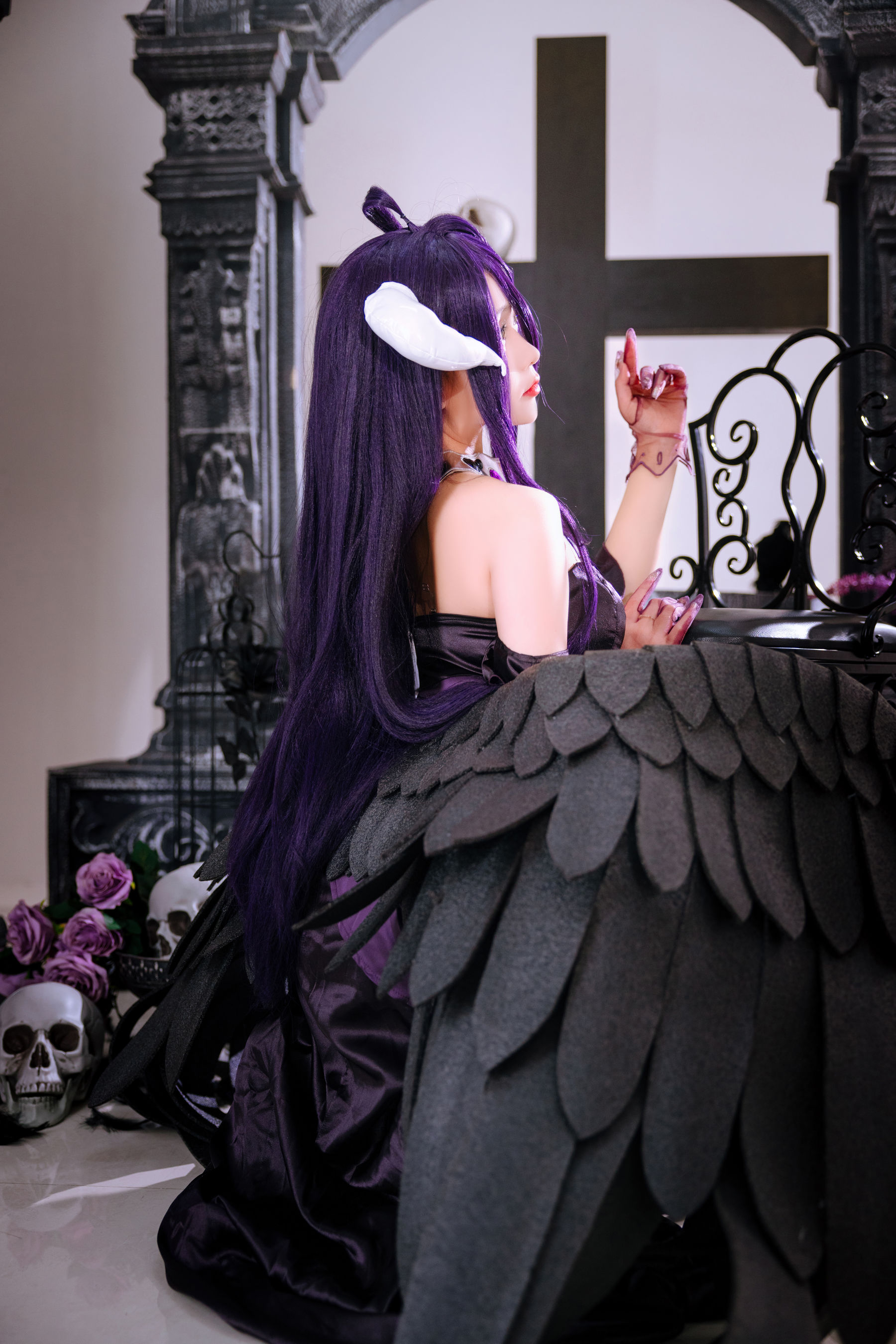 Cosplay 日奈娇 - 雅儿贝德礼服 钻石