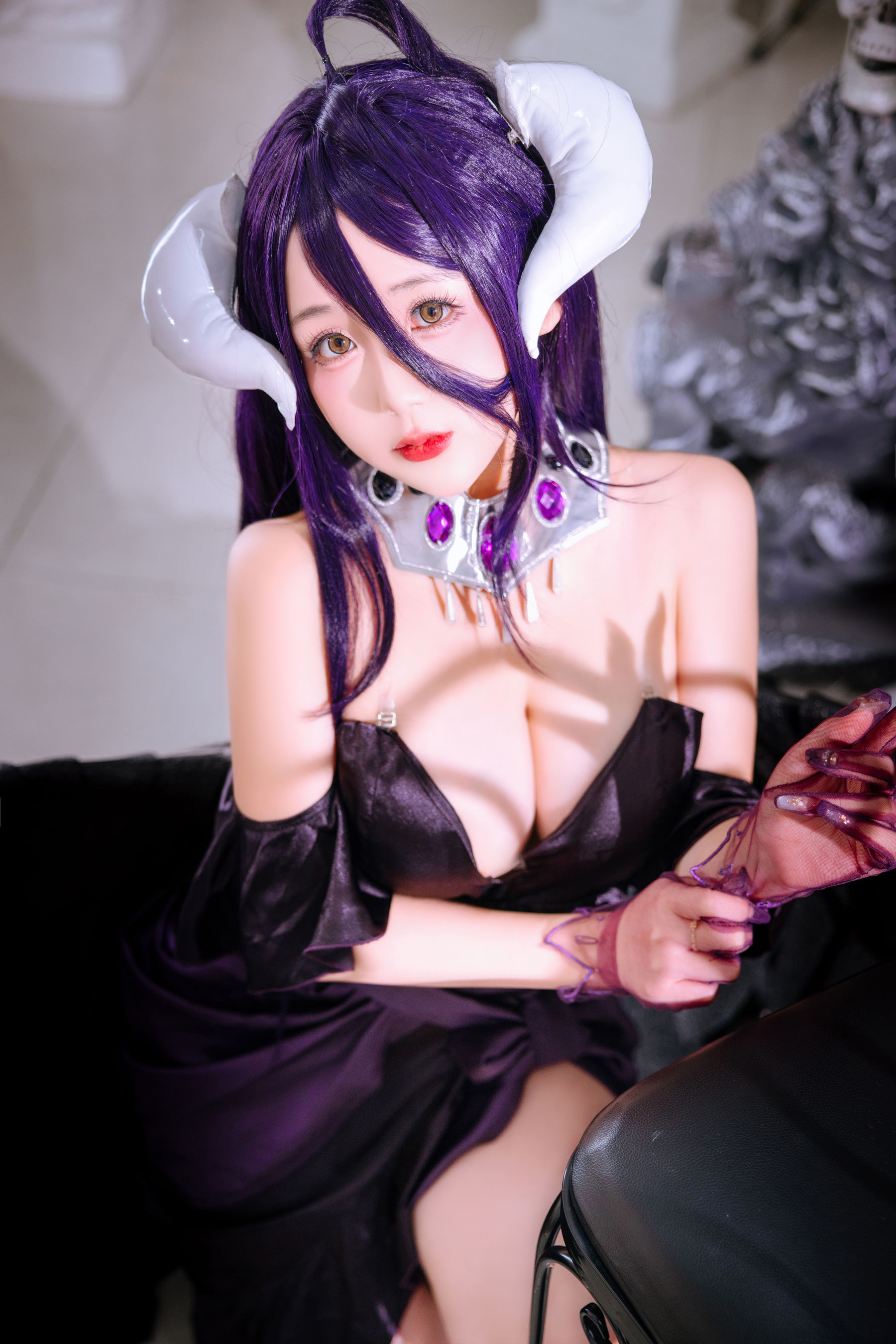 Cosplay 日奈娇 - 雅儿贝德礼服 钻石