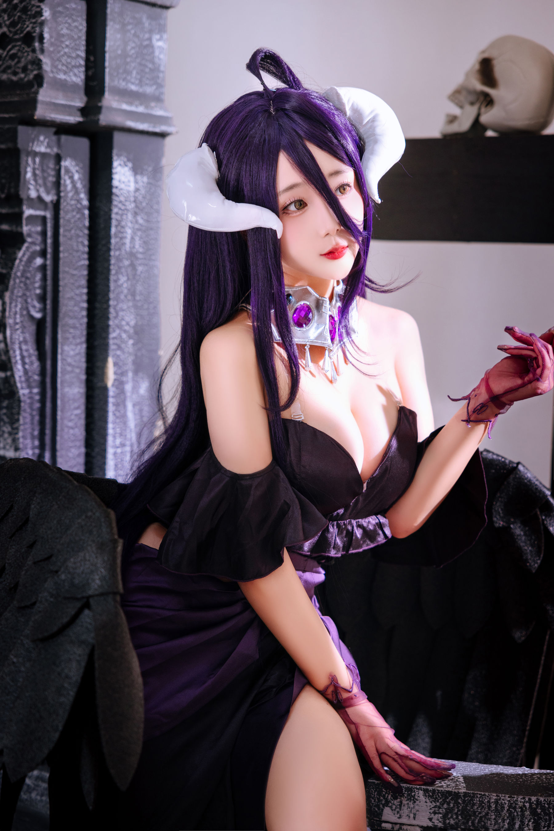 Cosplay 日奈娇 - 雅儿贝德礼服 钻石