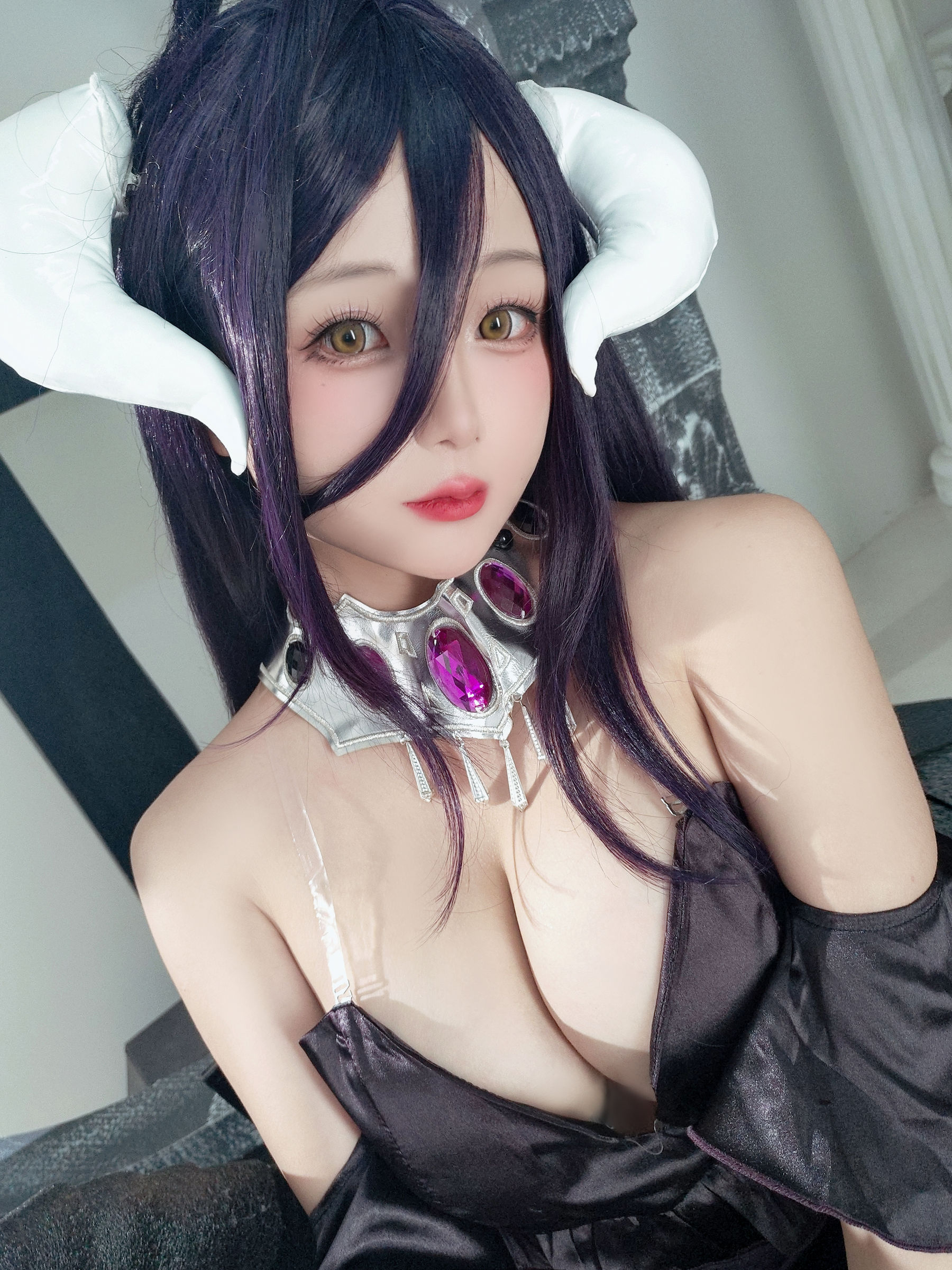 Cosplay 日奈娇 - 雅儿贝德礼服 钻石