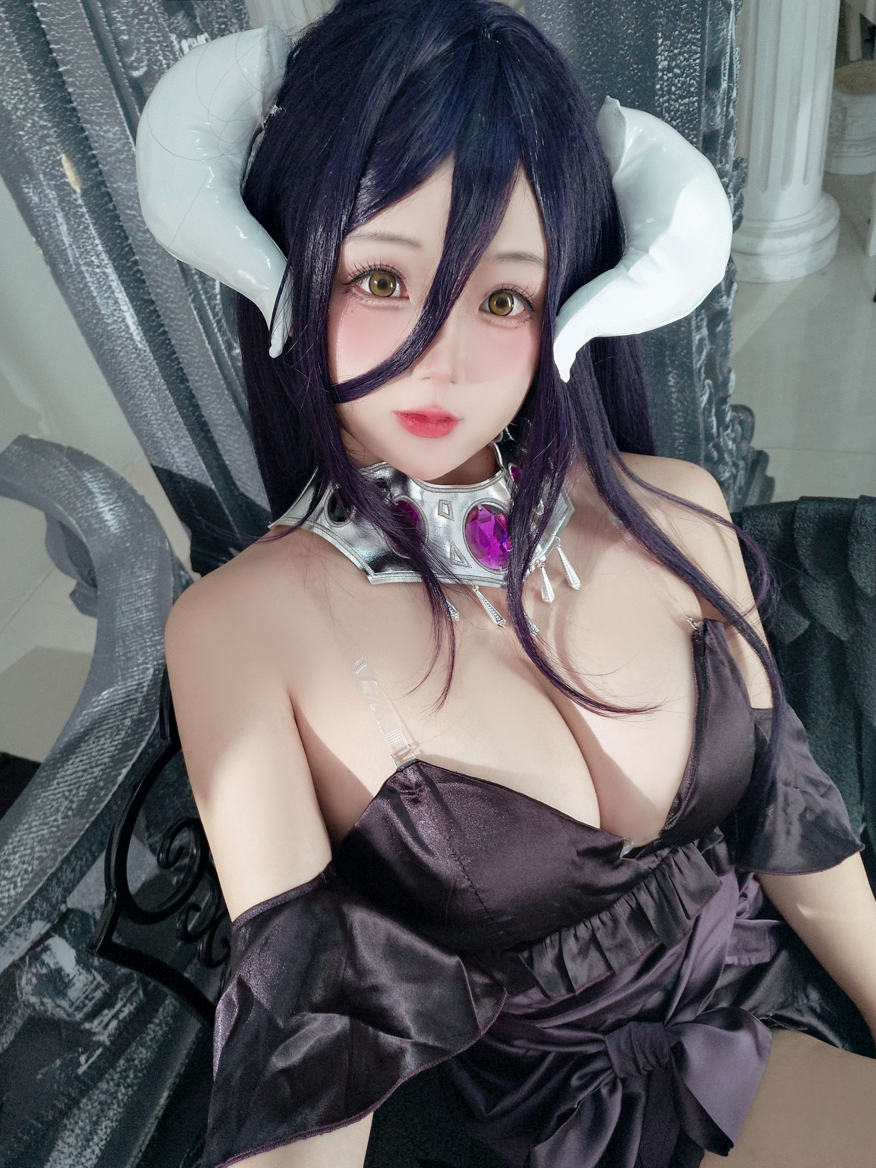 Cosplay 日奈娇 - 雅儿贝德礼服 钻石