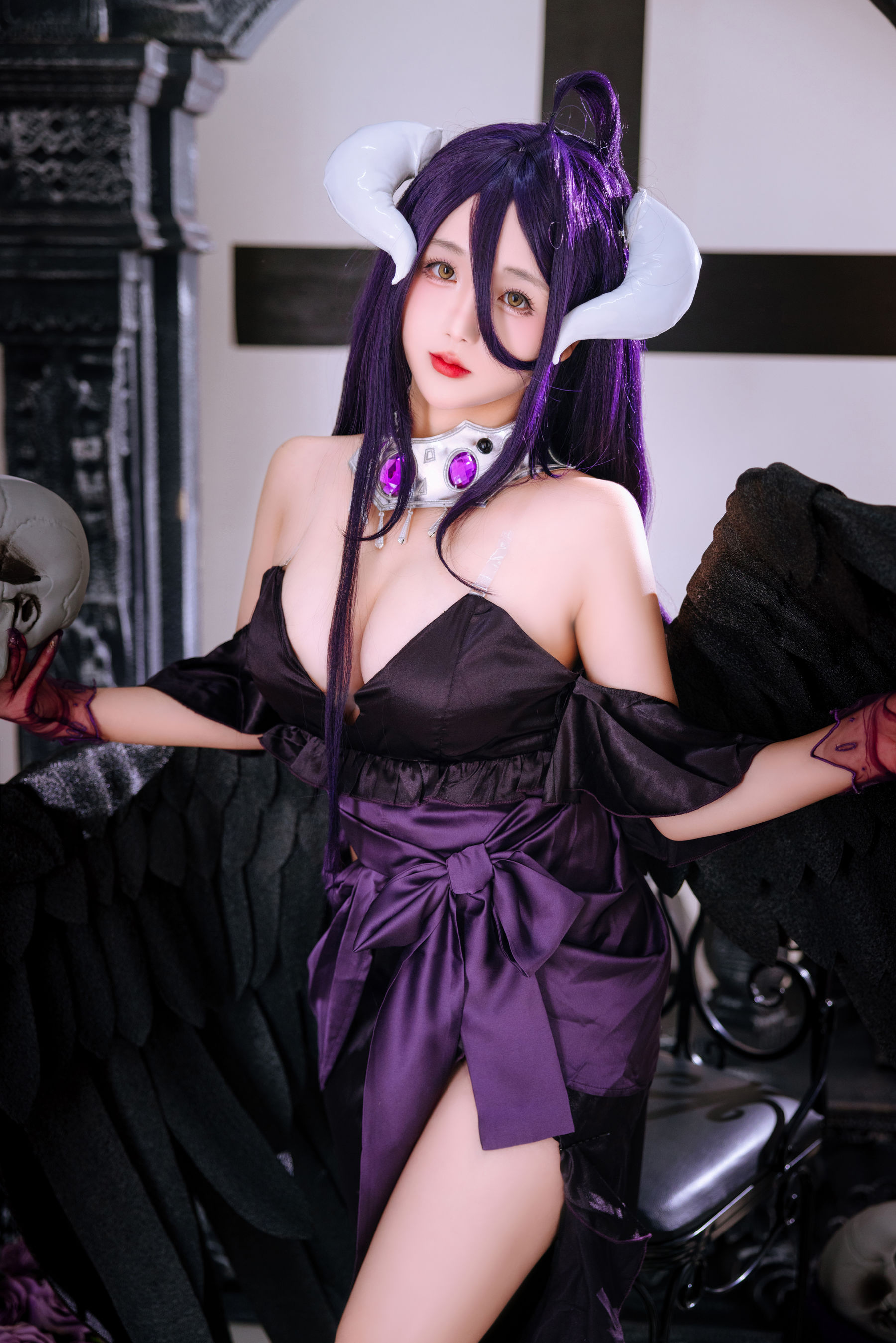 Cosplay 日奈娇 - 雅儿贝德礼服 钻石