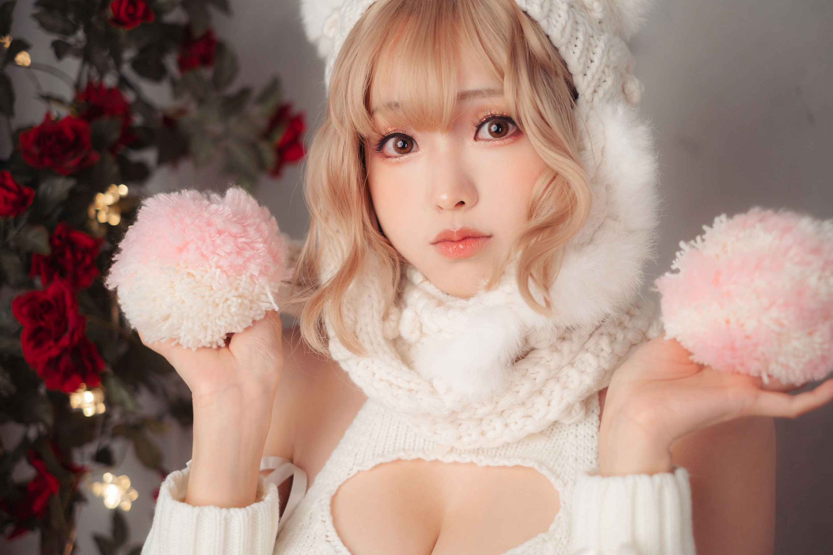 Ely_eee (ElyEE子) - 白色 KNITTING