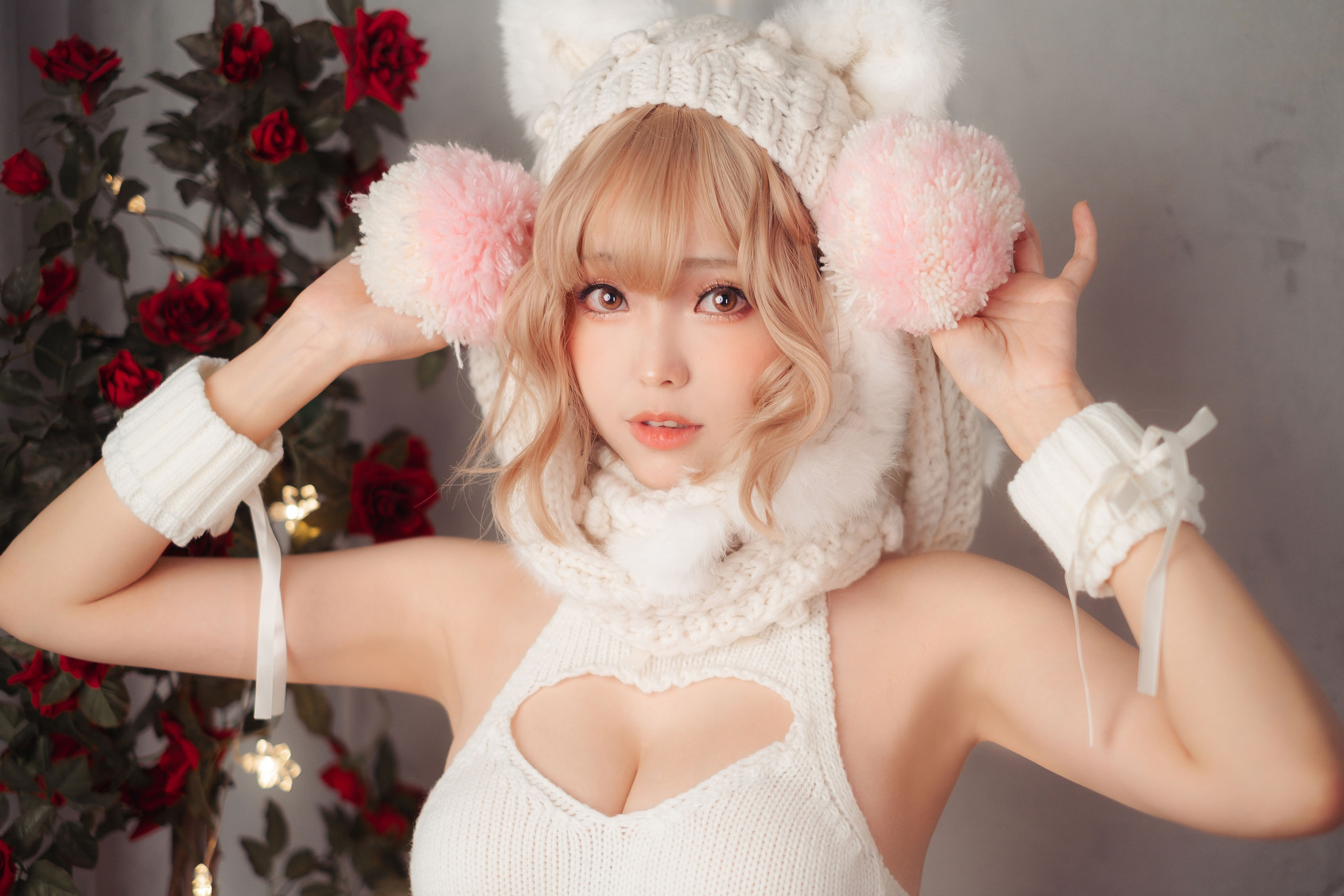 Ely_eee (ElyEE子) - 白色 KNITTING