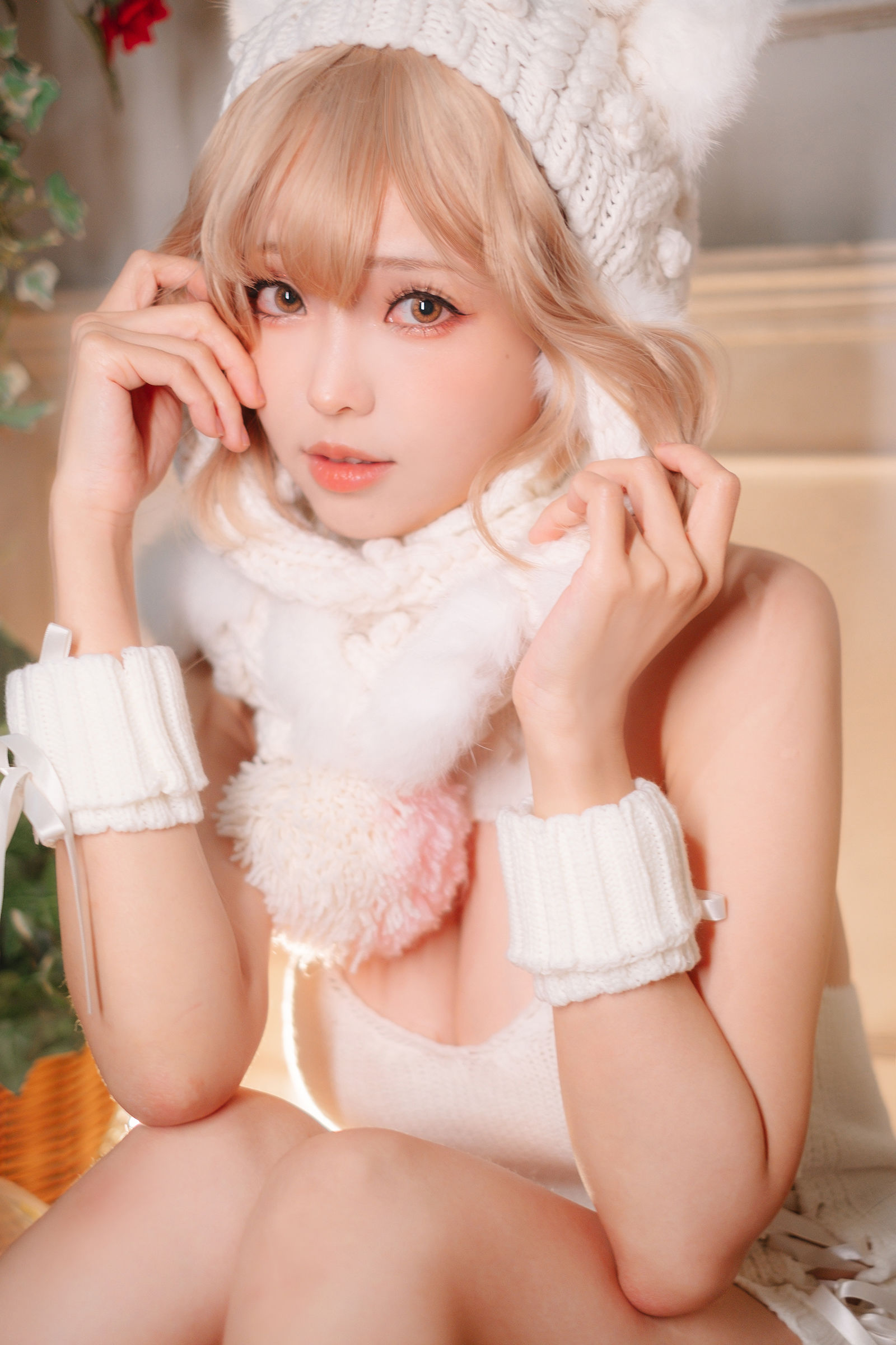 Ely_eee (ElyEE子) - 白色 KNITTING