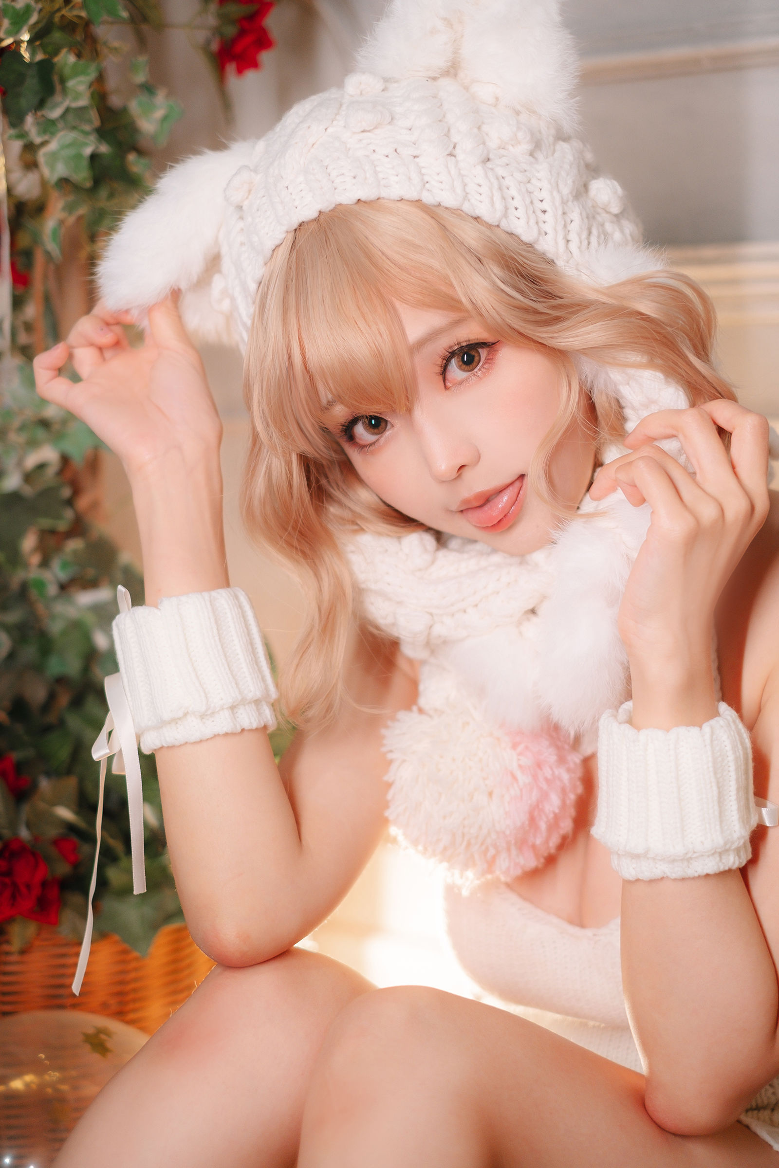 Ely_eee (ElyEE子) - 白色 KNITTING