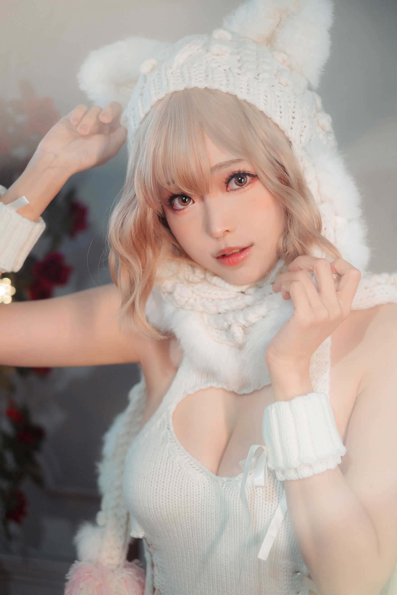 Ely_eee (ElyEE子) - 白色 KNITTING