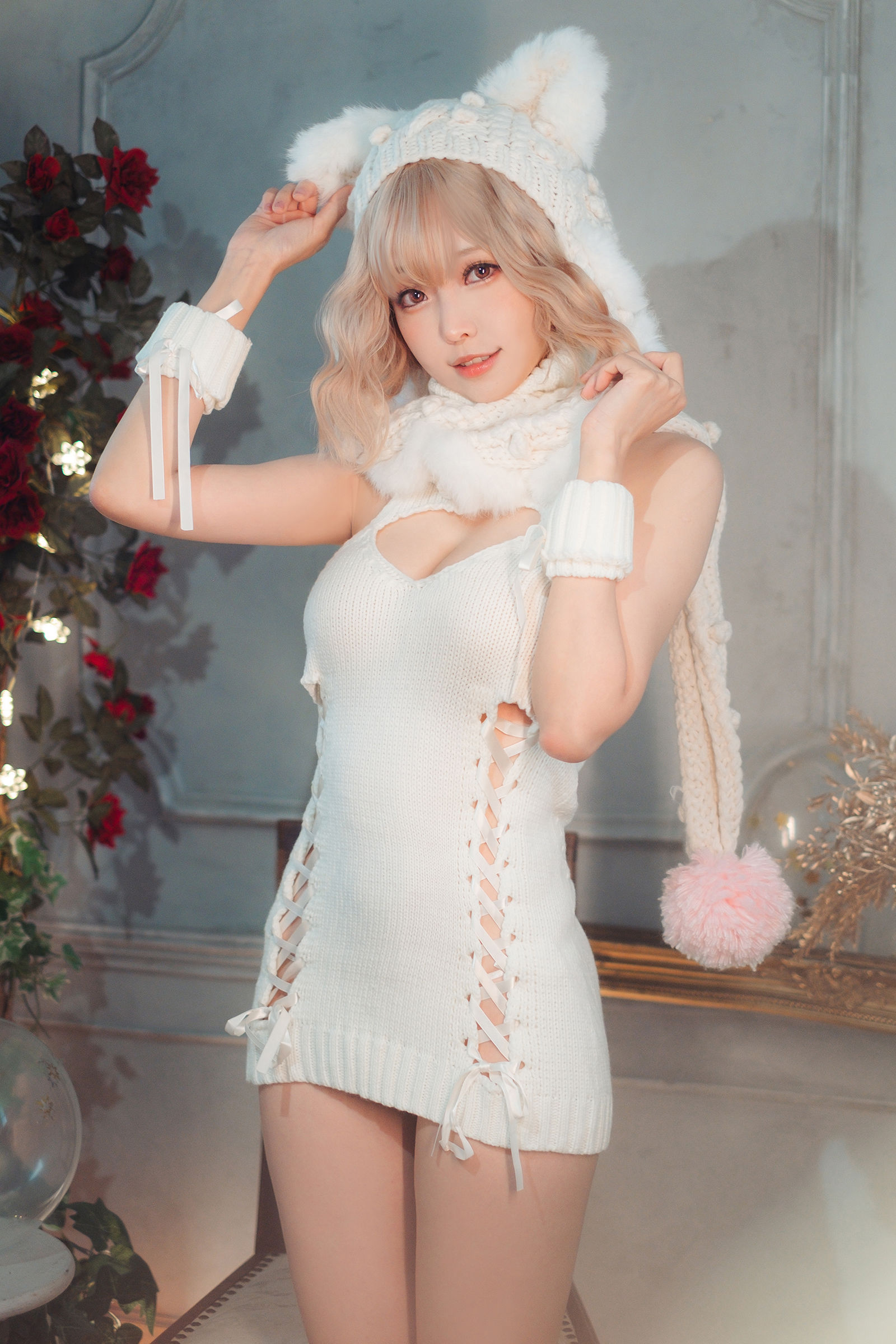 Ely_eee (ElyEE子) - 白色 KNITTING