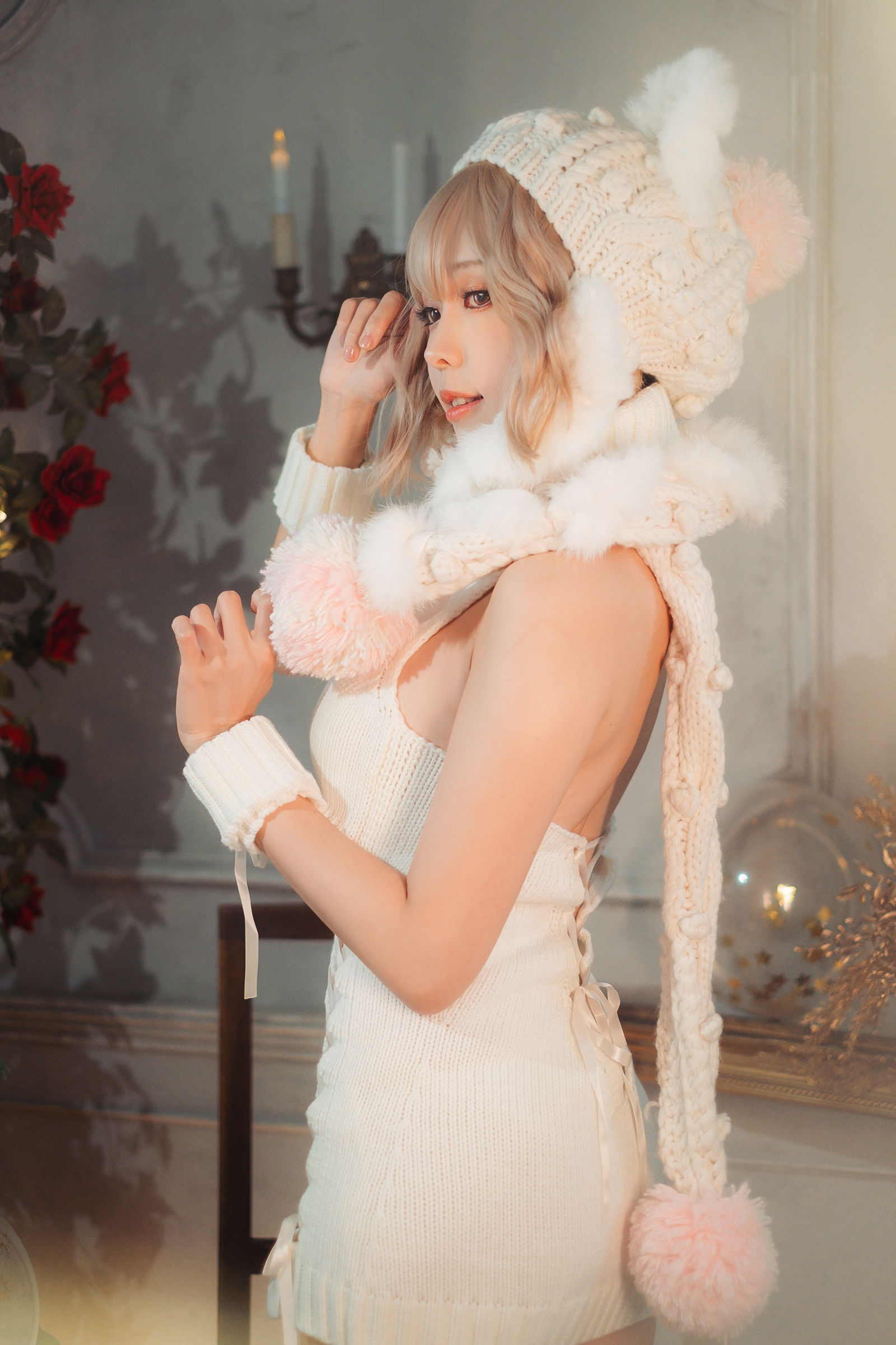Ely_eee (ElyEE子) - 白色 KNITTING