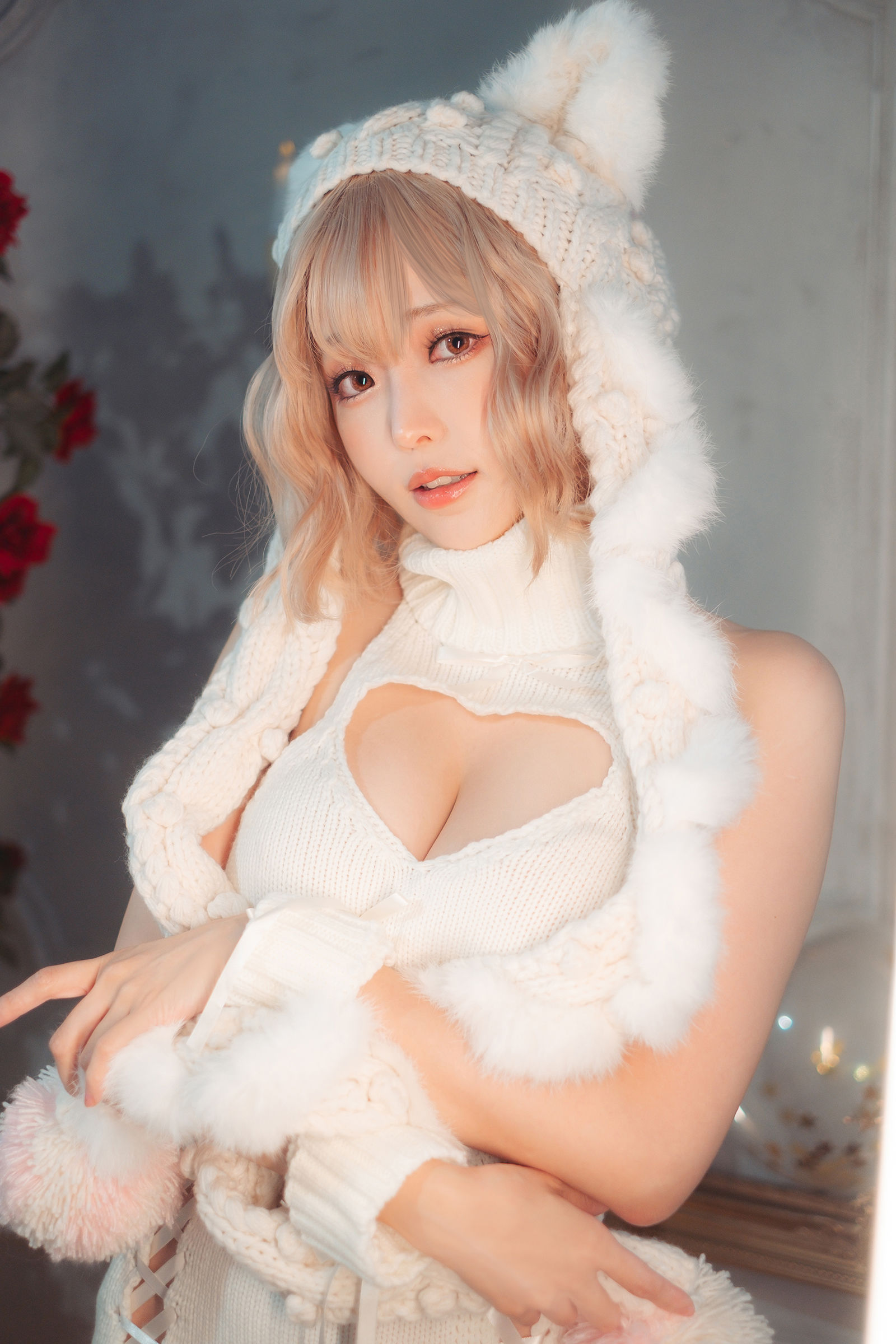 Ely_eee (ElyEE子) - 白色 KNITTING