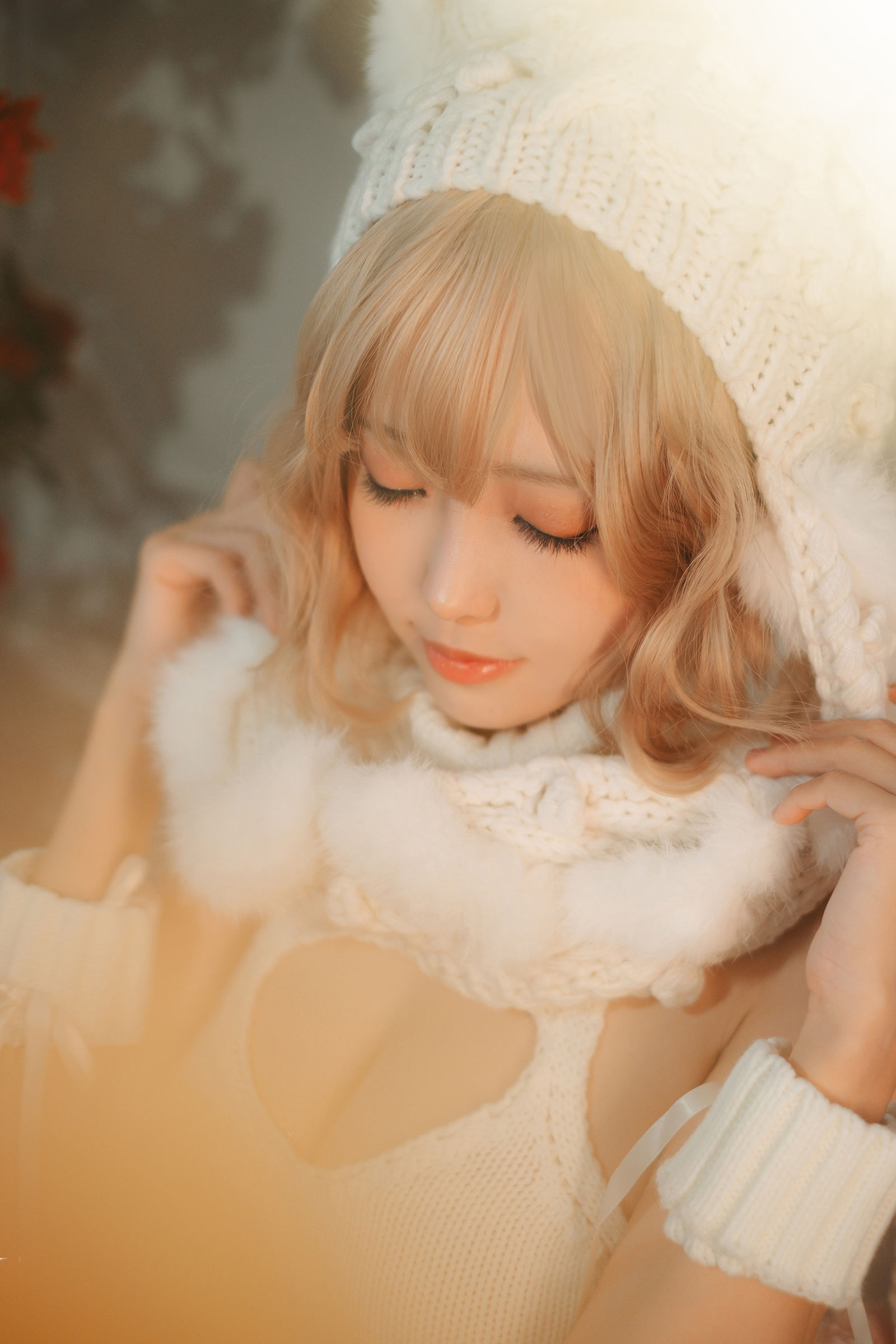 Ely_eee (ElyEE子) - 白色 KNITTING