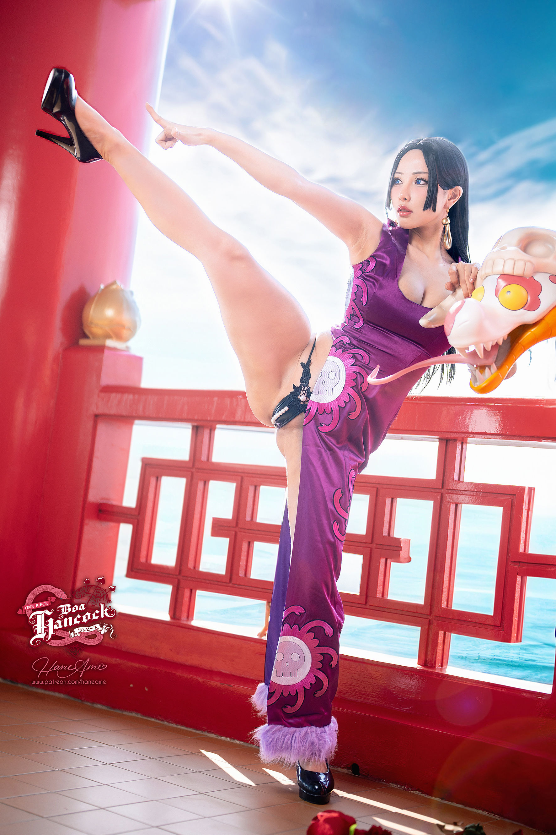 Hane Ame 雨波写真 - One Piece Boa Hancock 海贼王 QIPAO