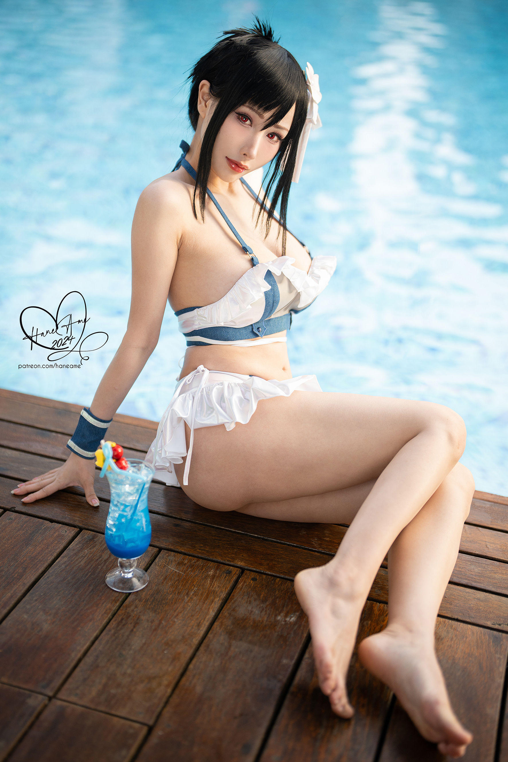 Hane Ame 雨波写真 - 最终幻想 蒂法泳装