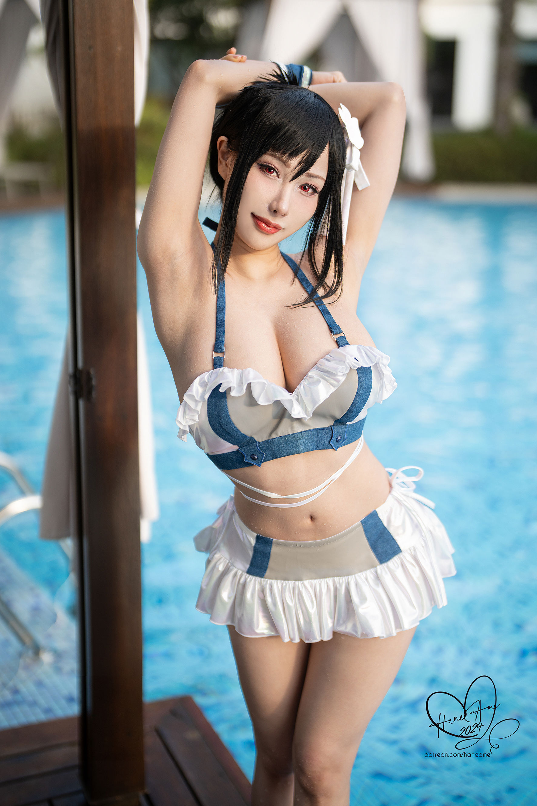 Hane Ame 雨波写真 - 最终幻想 蒂法泳装