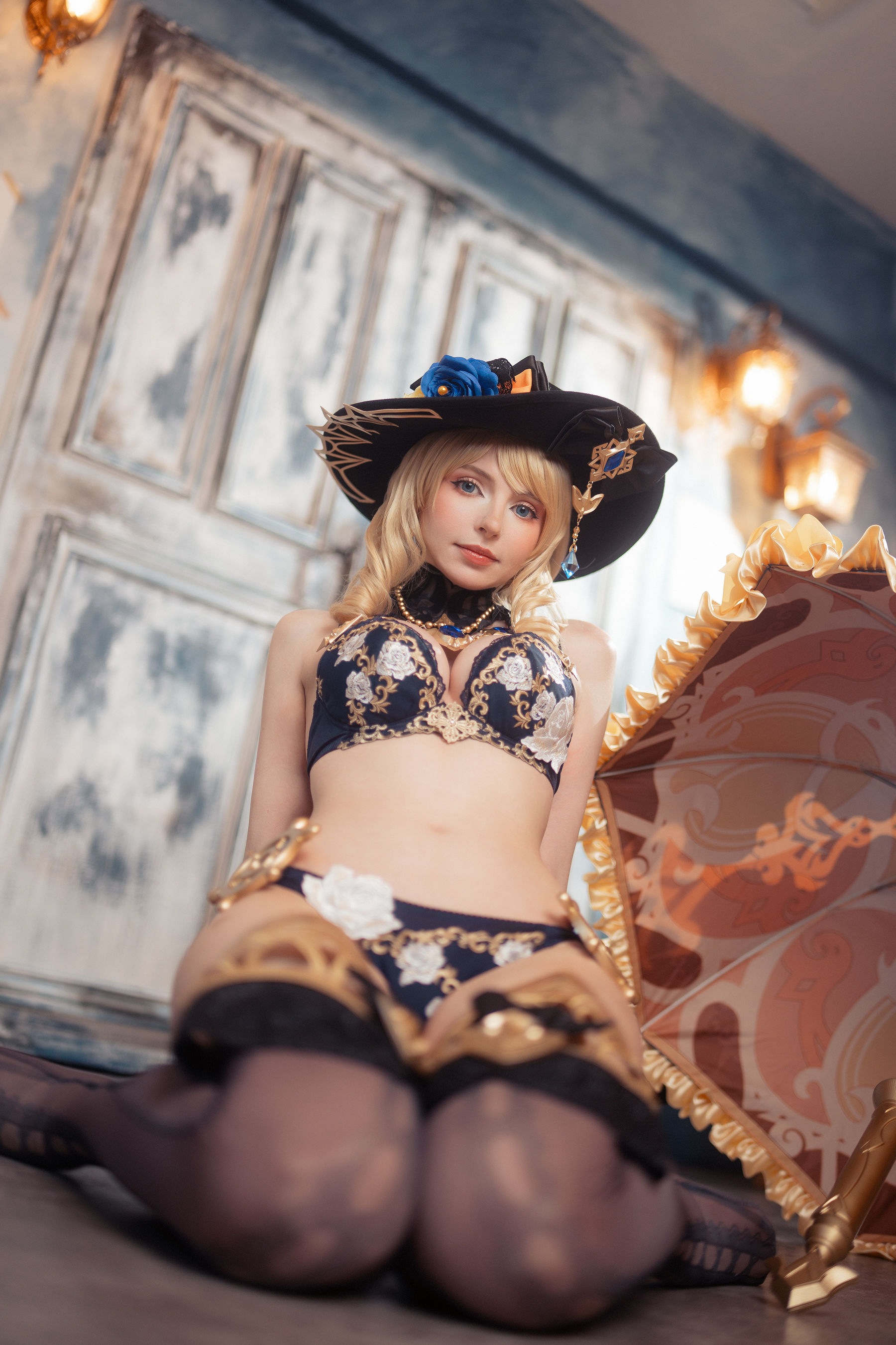 Peach milky - Navia Lingerie (Genshin Impact)