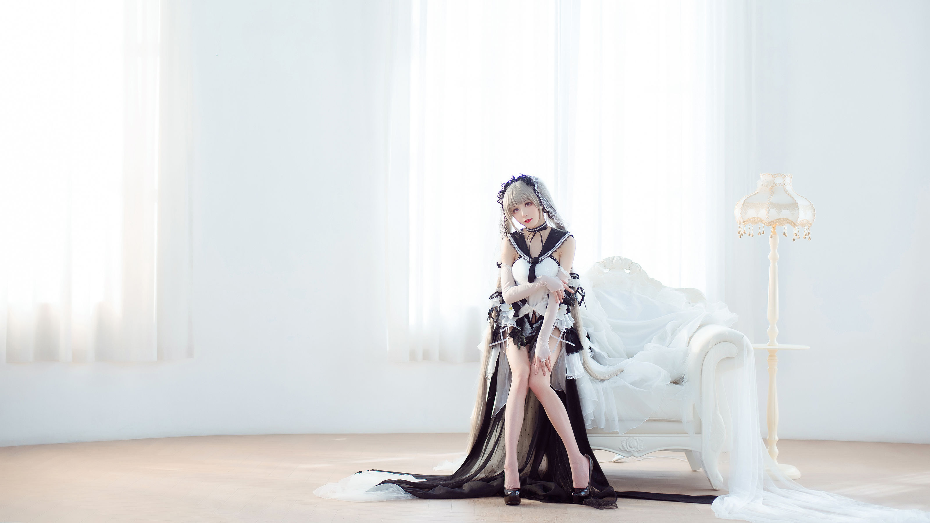 Tomoyo酱 - 碧蓝 可畏礼服 冷色
