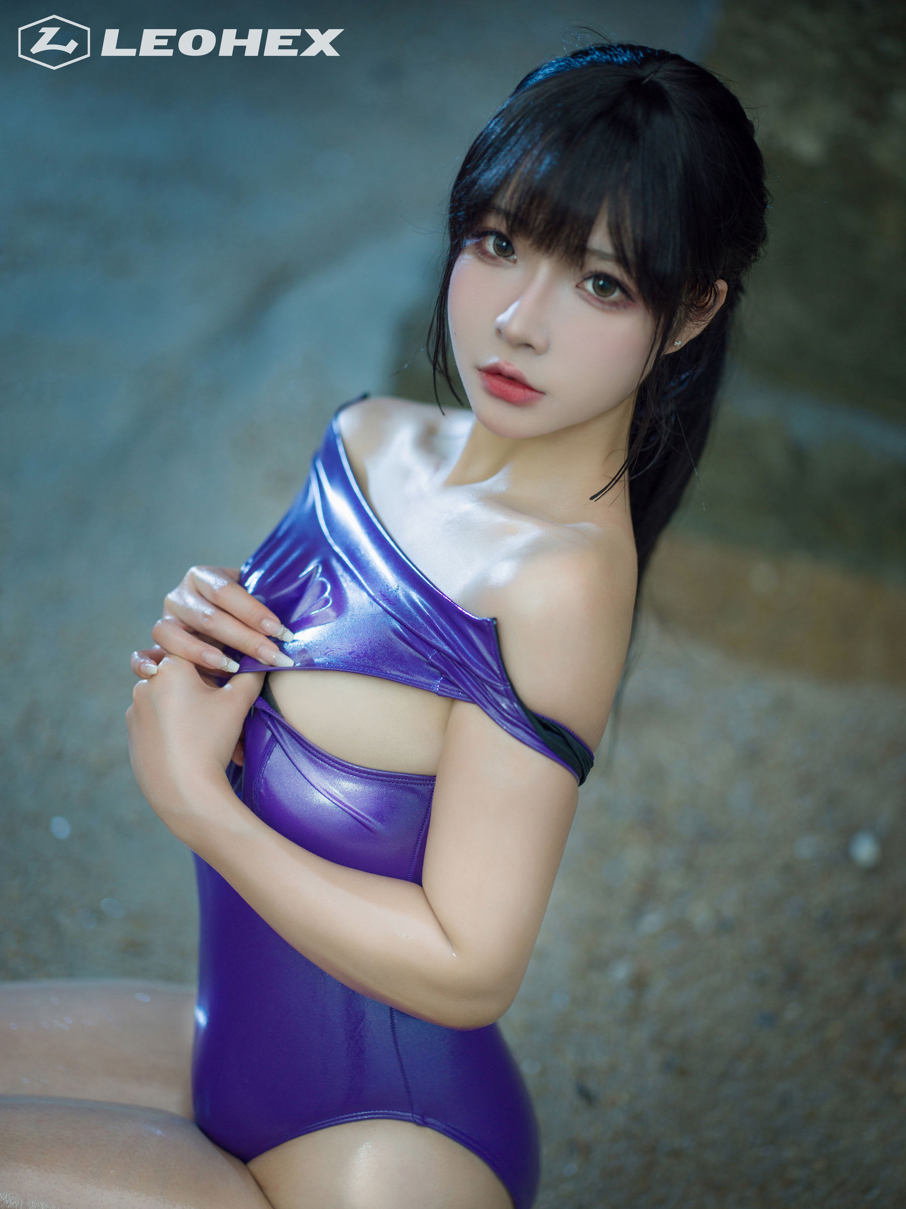 yuuhui玉汇 - 2024.03 Leohex油光泳装