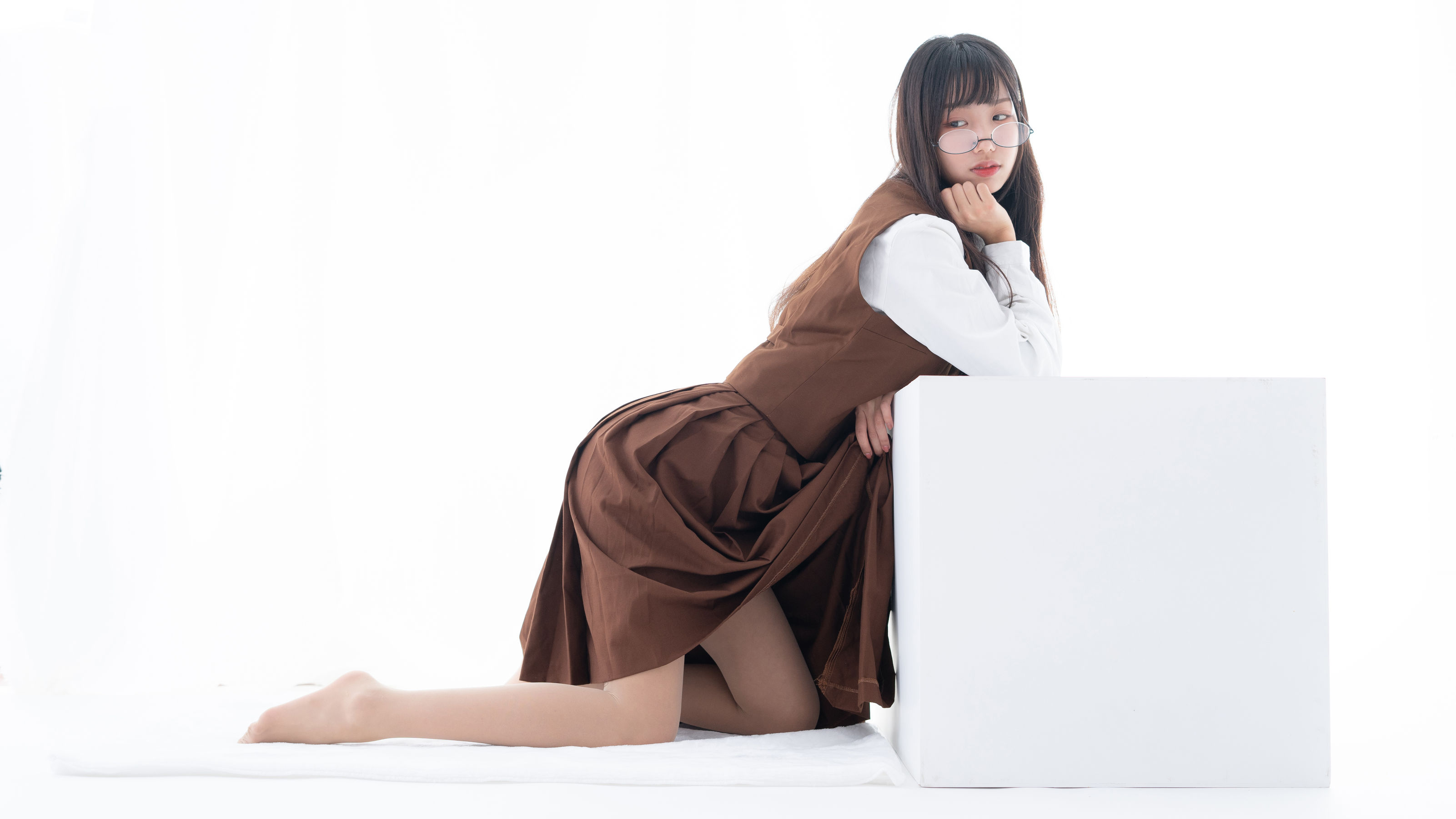 [紧急企划] 内部定制 一只喵喵梓 棕色JK裙