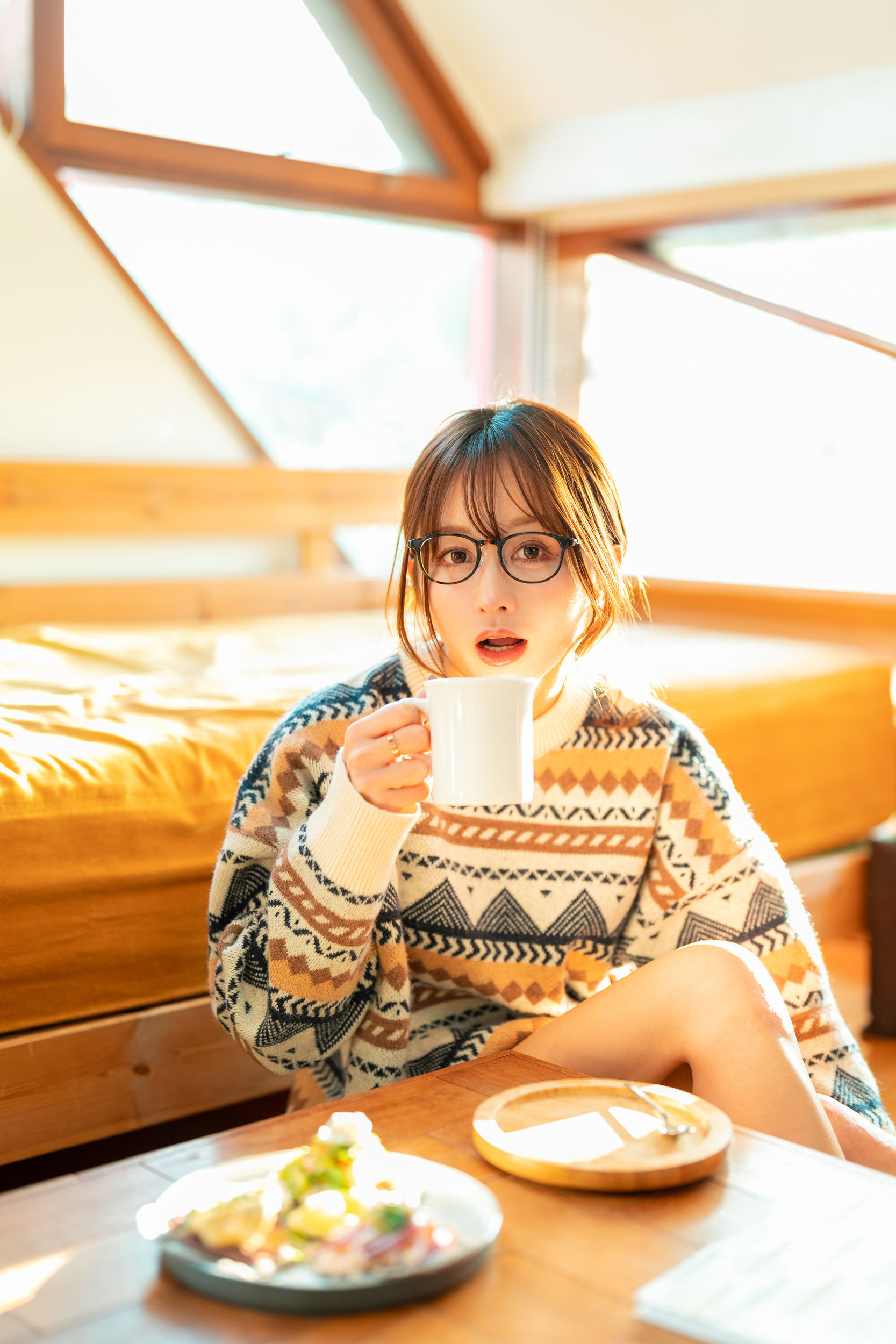 いくみ – (193iKkyu3) [Fantia] 2023年03月 Warm and Fluffy Knit