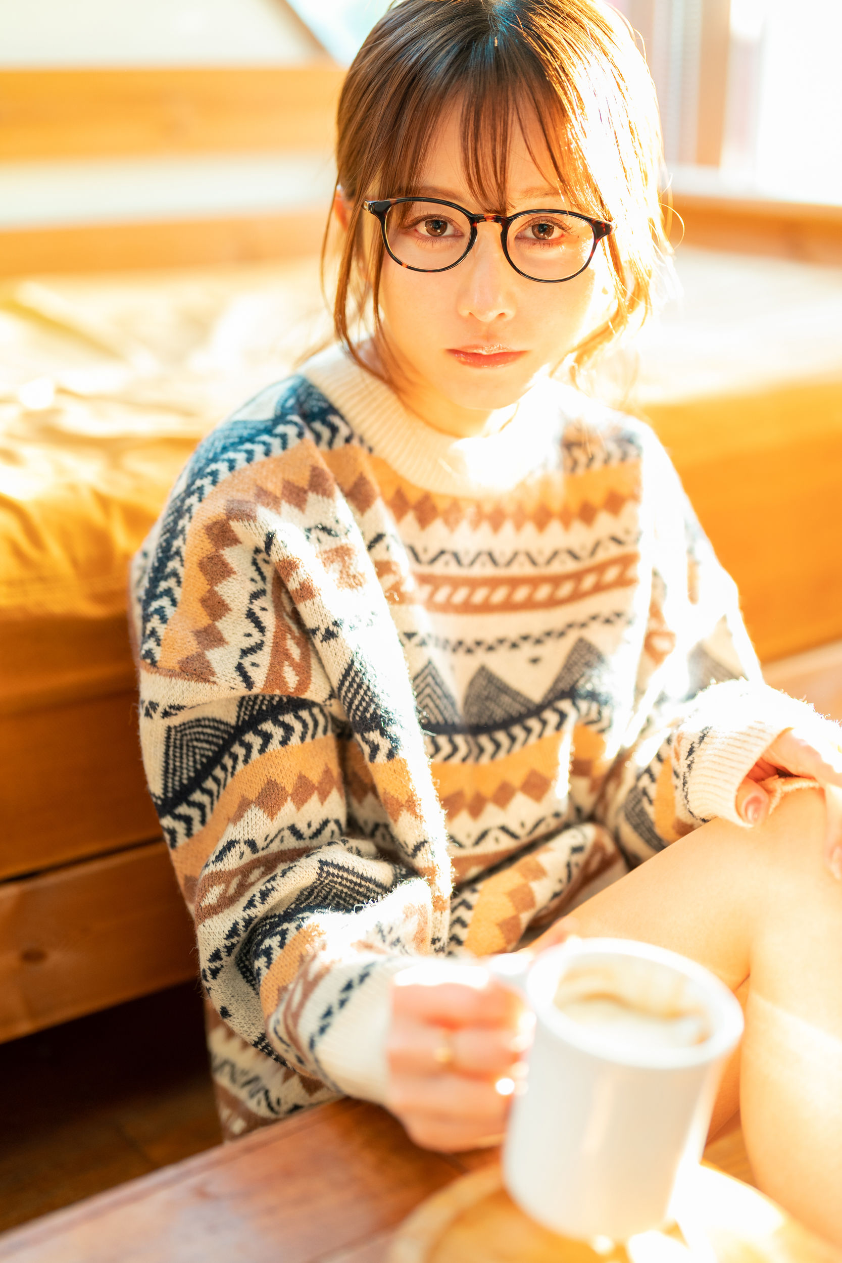 いくみ – (193iKkyu3) [Fantia] 2023年03月 Warm and Fluffy Knit