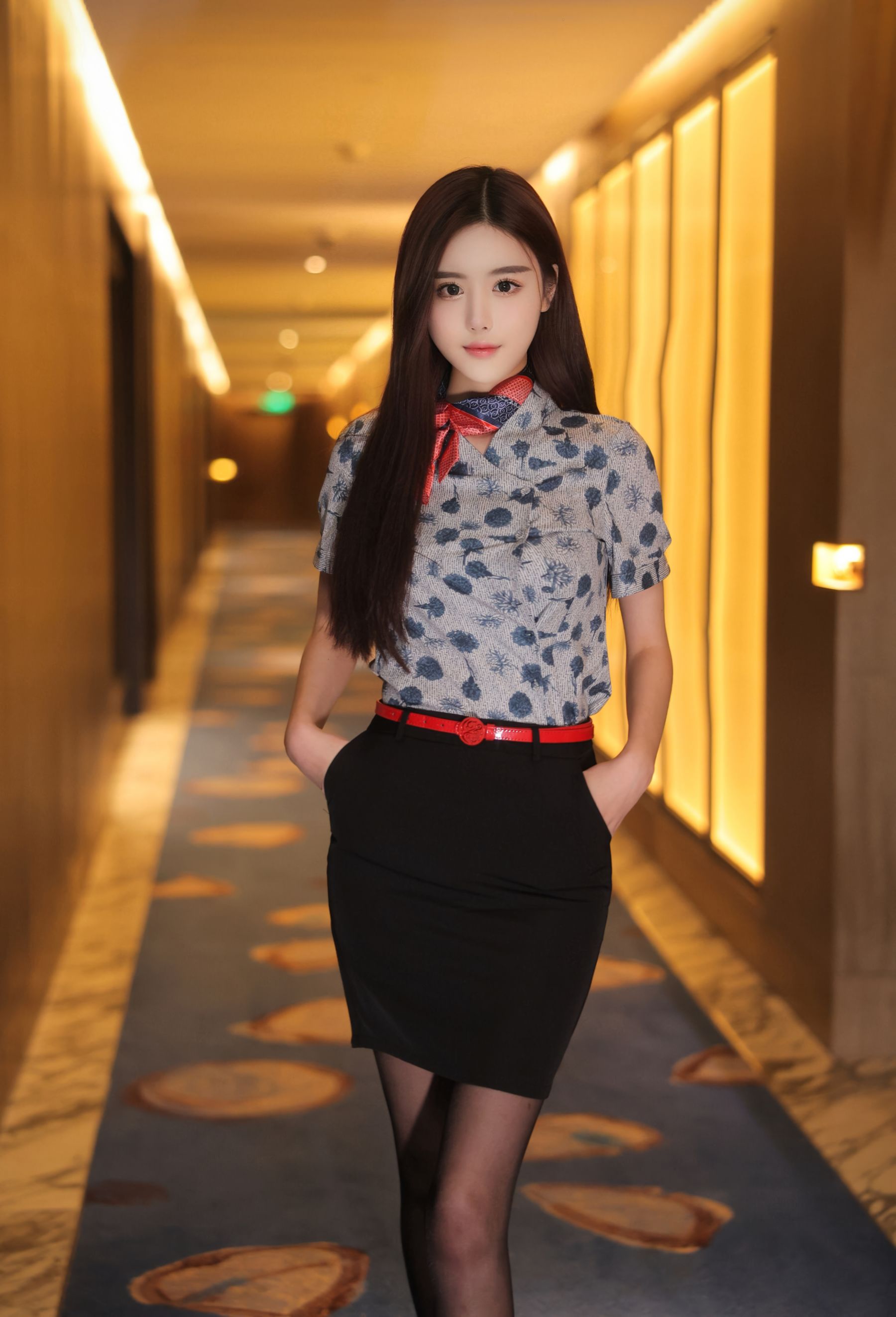 晚苏susu - 空姐制服