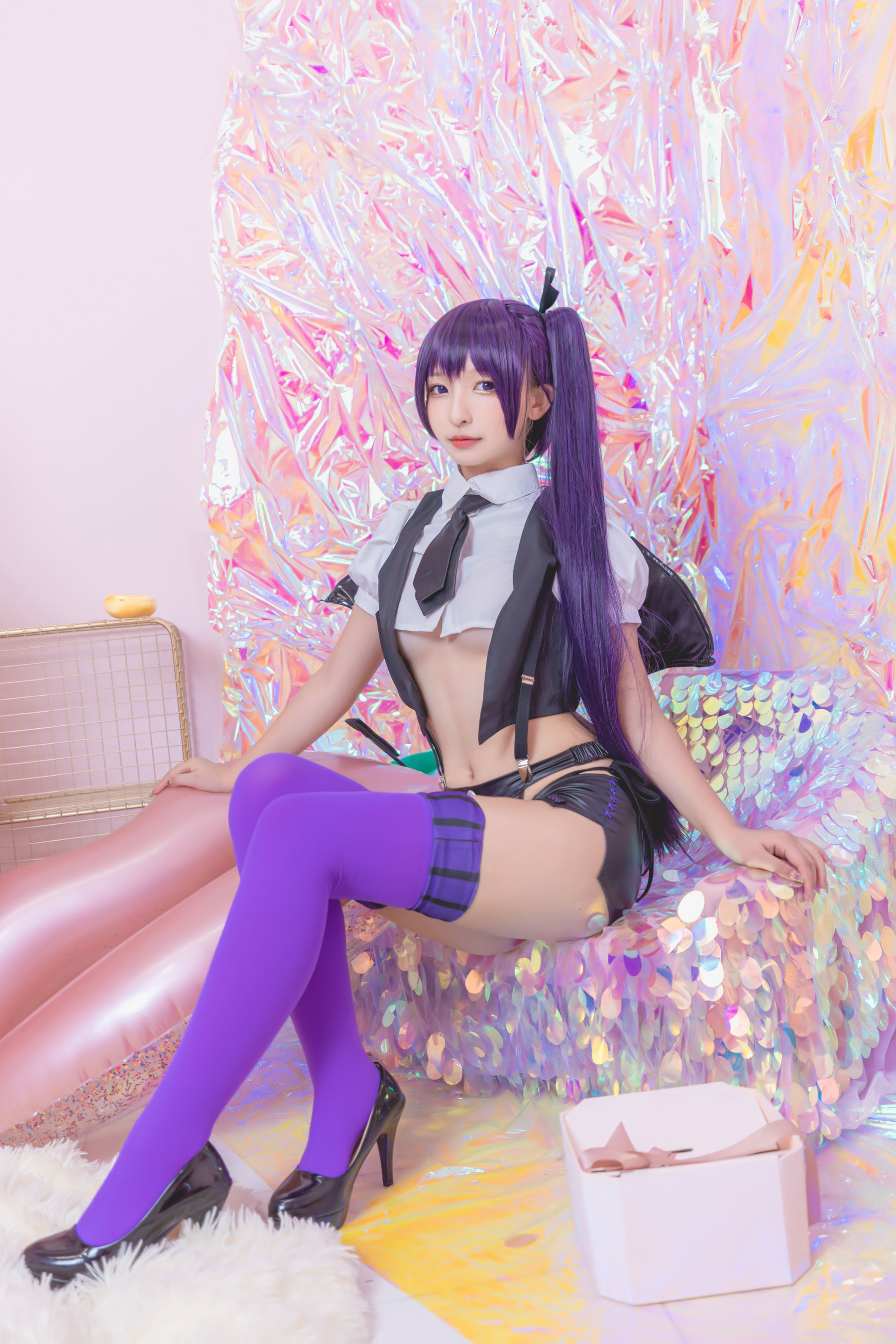 萝莉 神楽板真冬 之紫色小恶魔