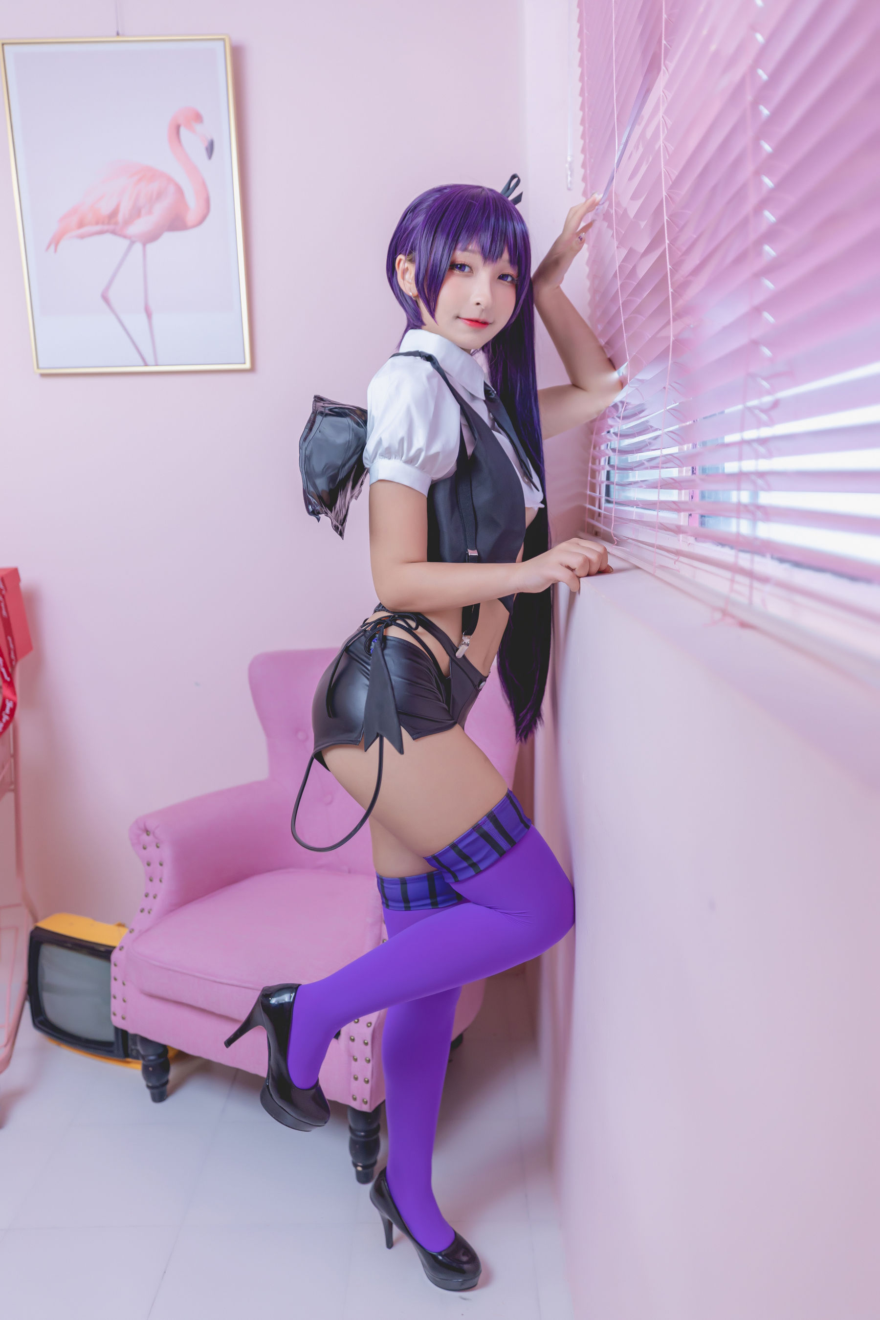 萝莉 神楽板真冬 之紫色小恶魔