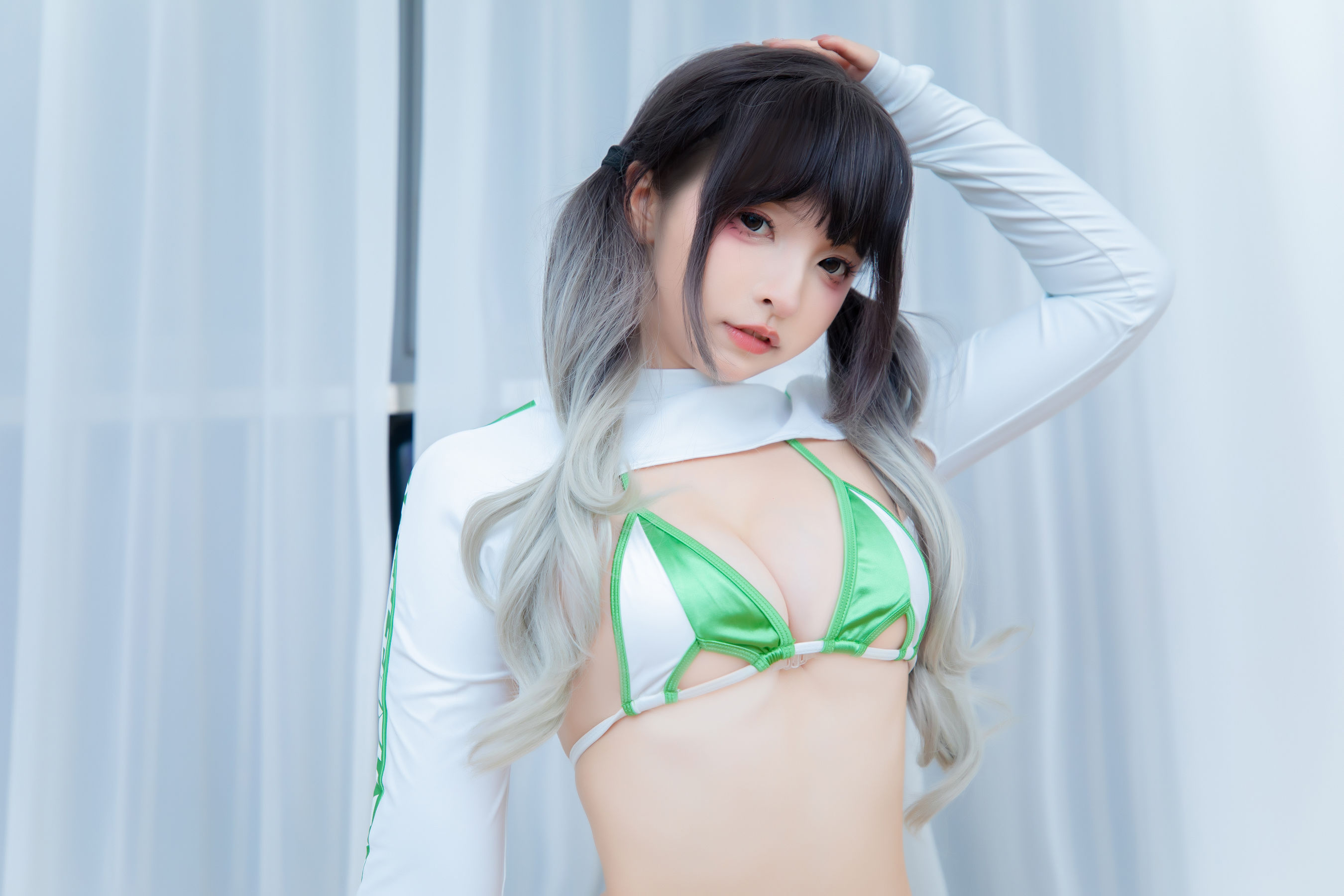 萝莉 神楽板真冬 之赛车女郎