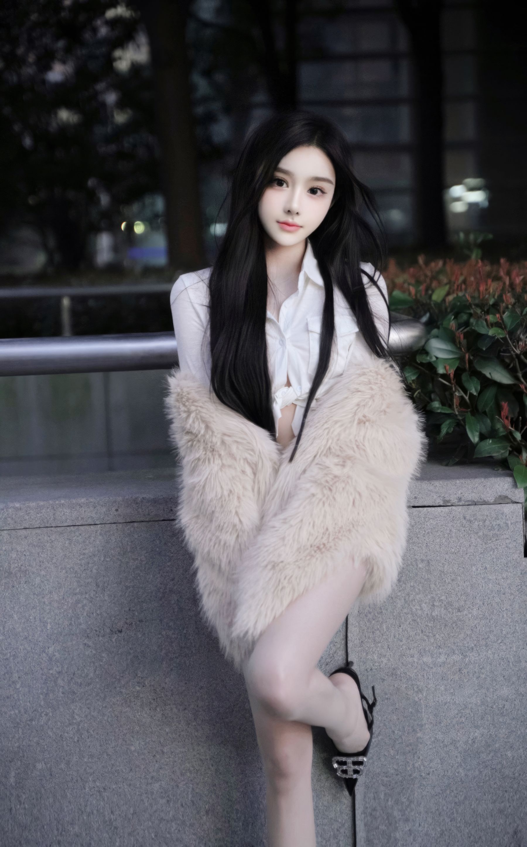 龙雪儿 - 牛仔短裤