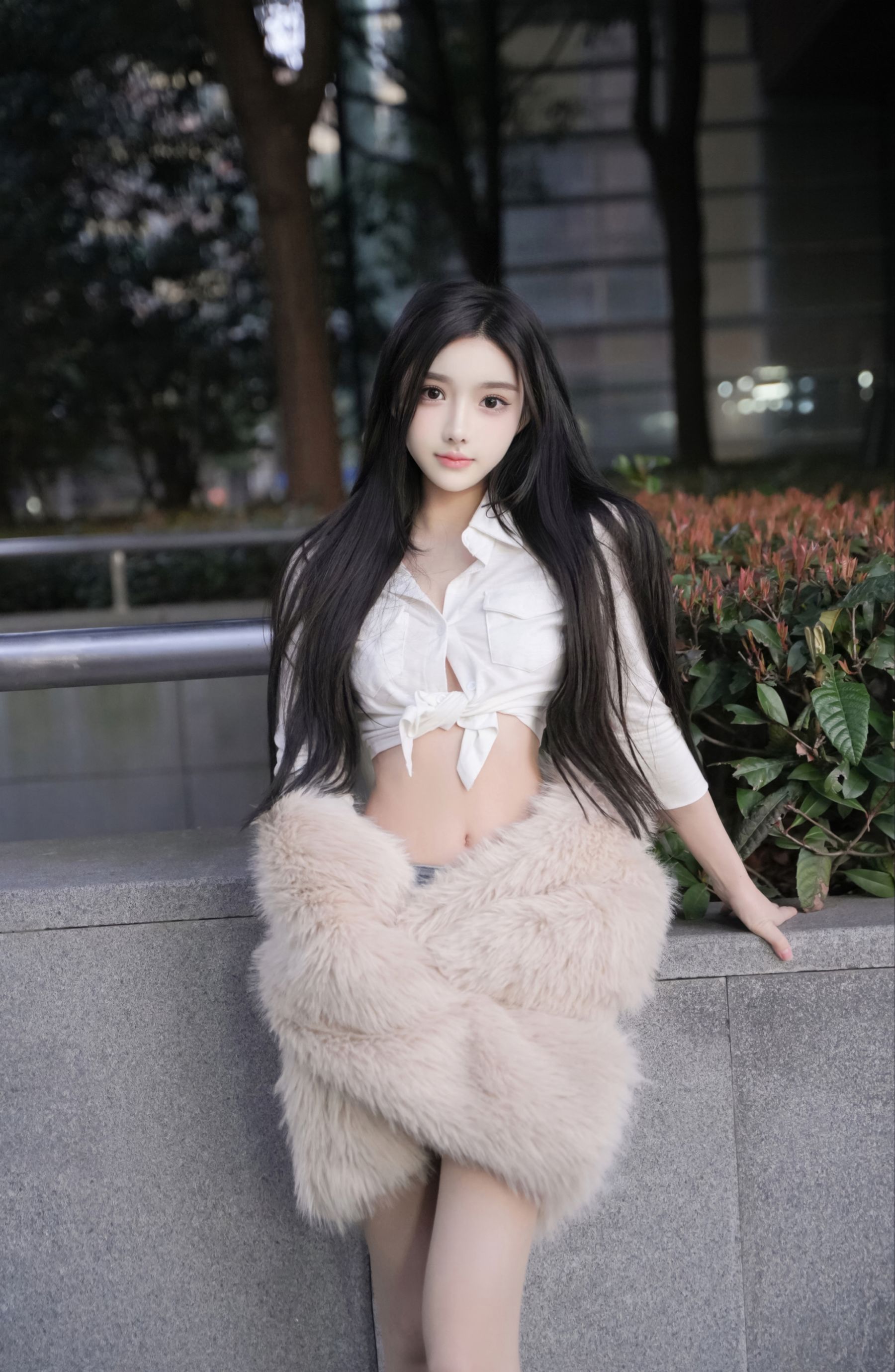 龙雪儿 - 牛仔短裤