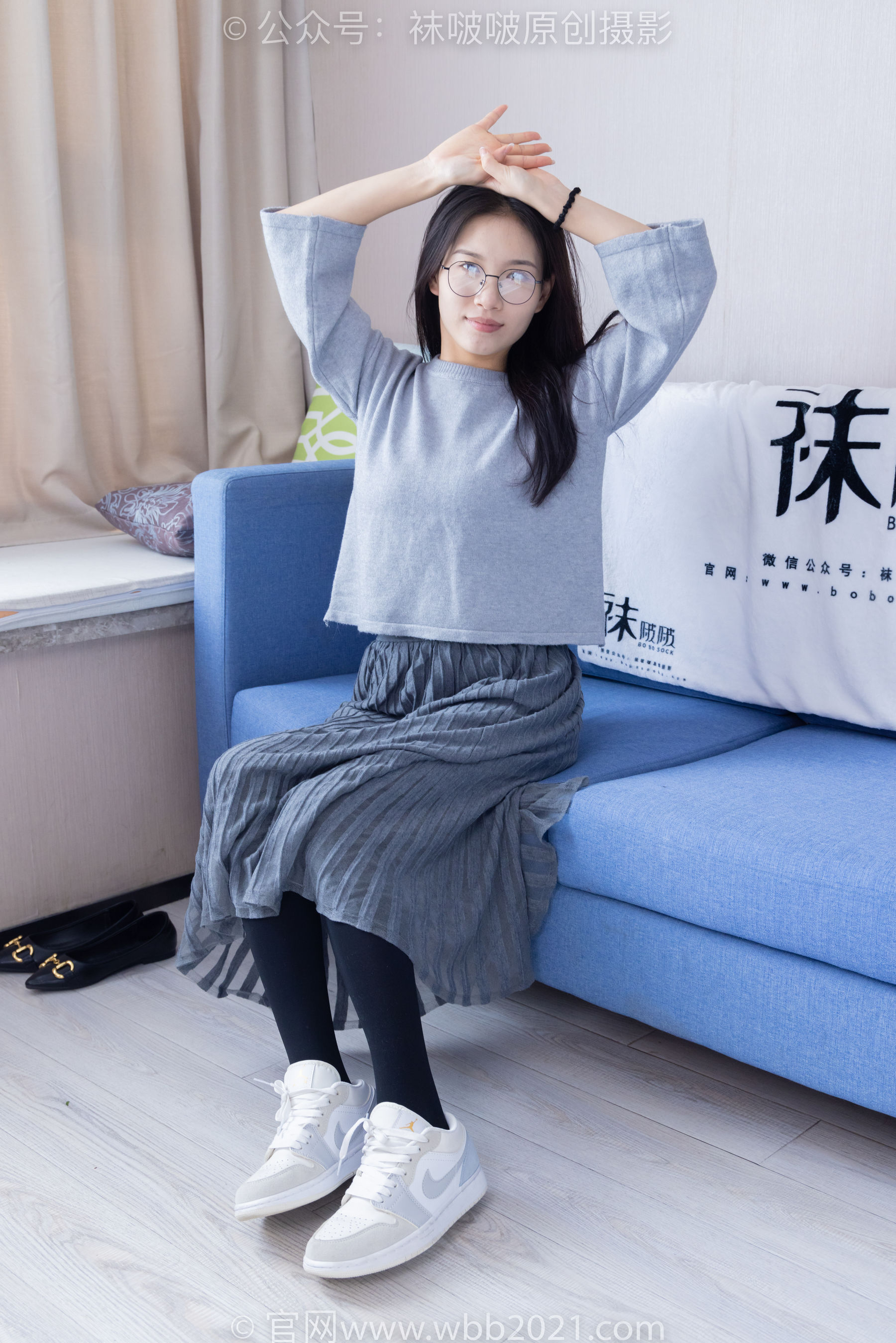 BoBoSocks袜啵啵 No.358 芝士 -平底鞋、板鞋、肉丝、厚黑丝