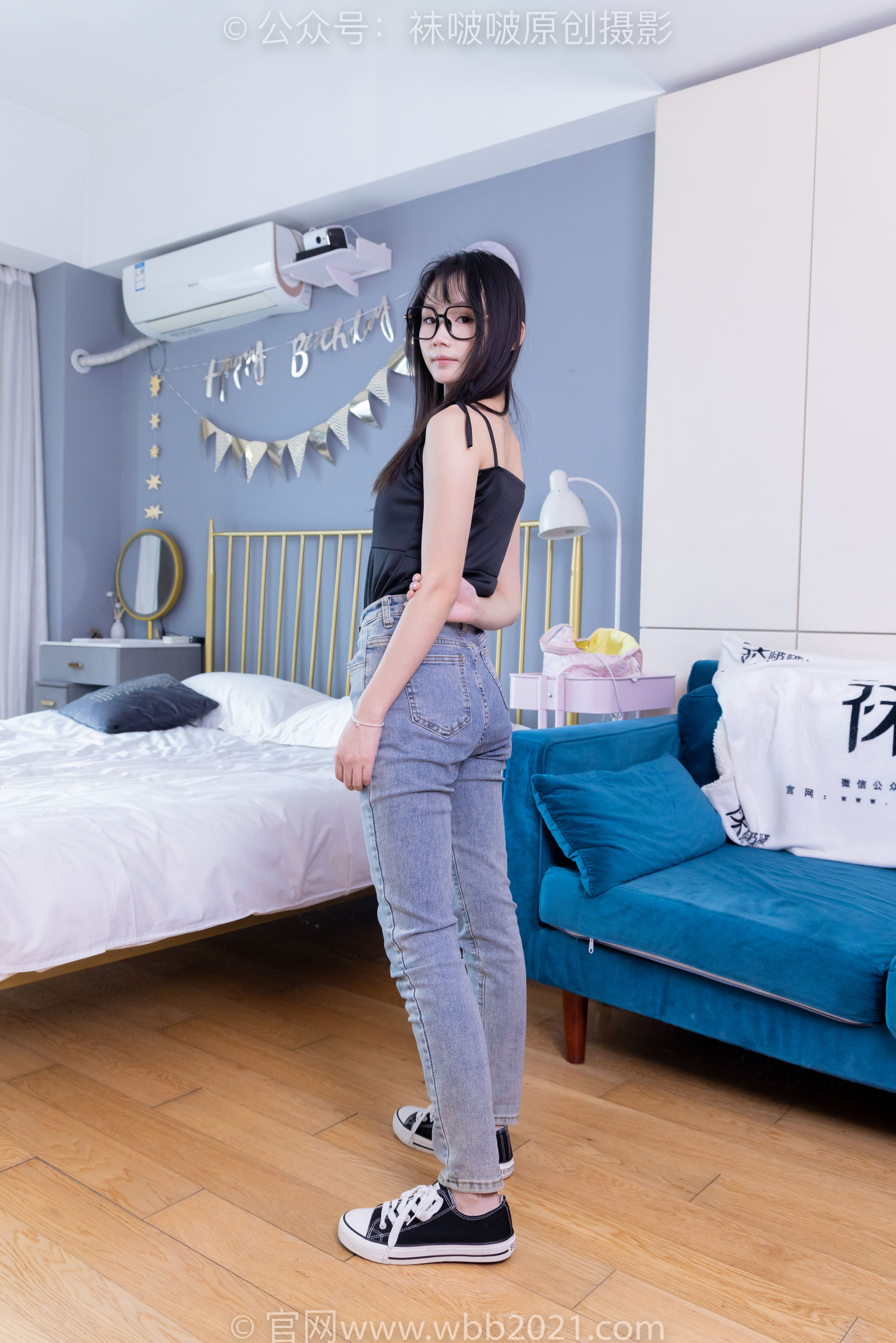 BoBoSocks袜啵啵 No.359 甜甜圈 -板鞋、高跟鞋、牛仔裤、裸足、连衣裙、肉丝