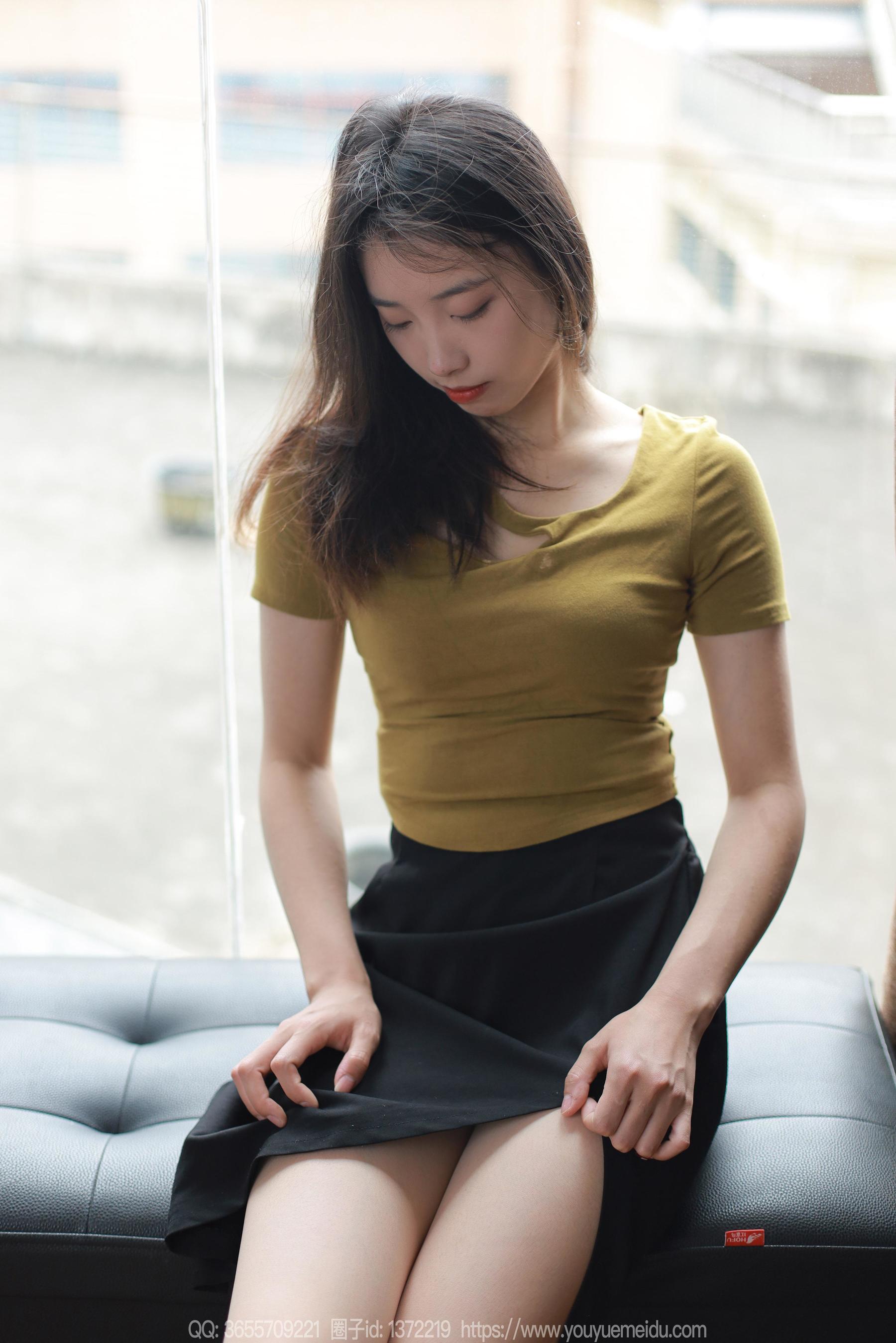 IESS异思趣向 - 模特： 小九 《高叉长裙》