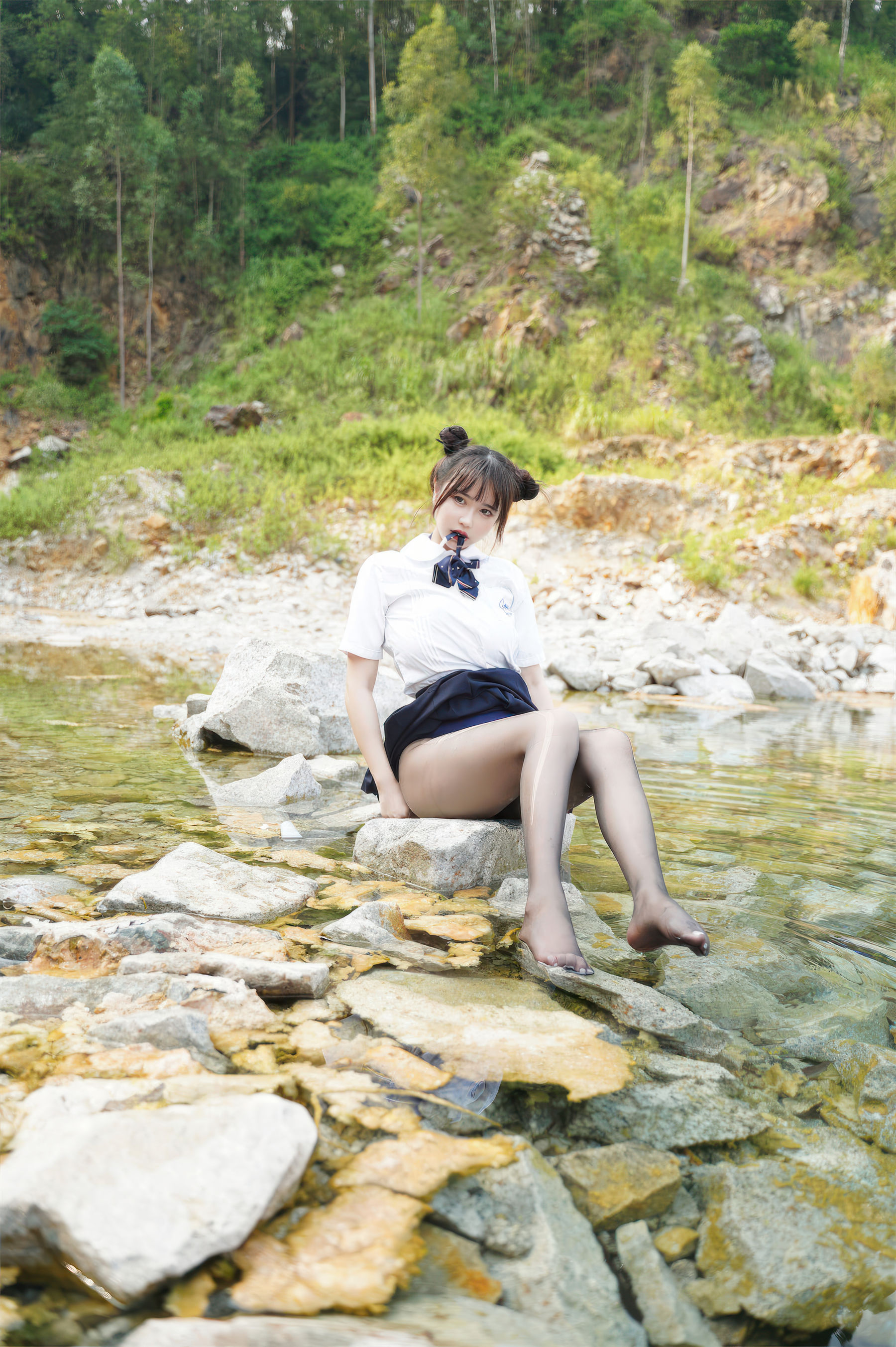 Tina很妖孽呀 - 小溪体操服死库水JK