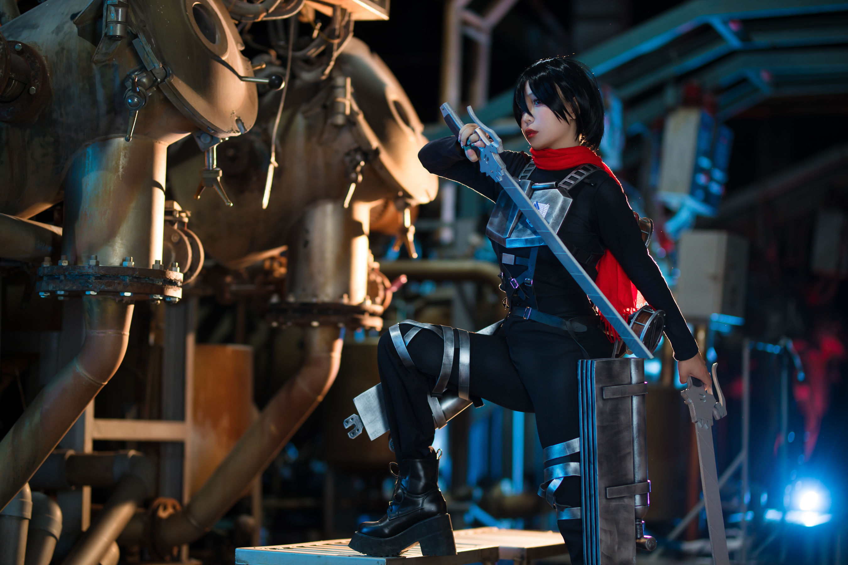 Umeko J - cosplay Mikasa Final Season Attack on Titan