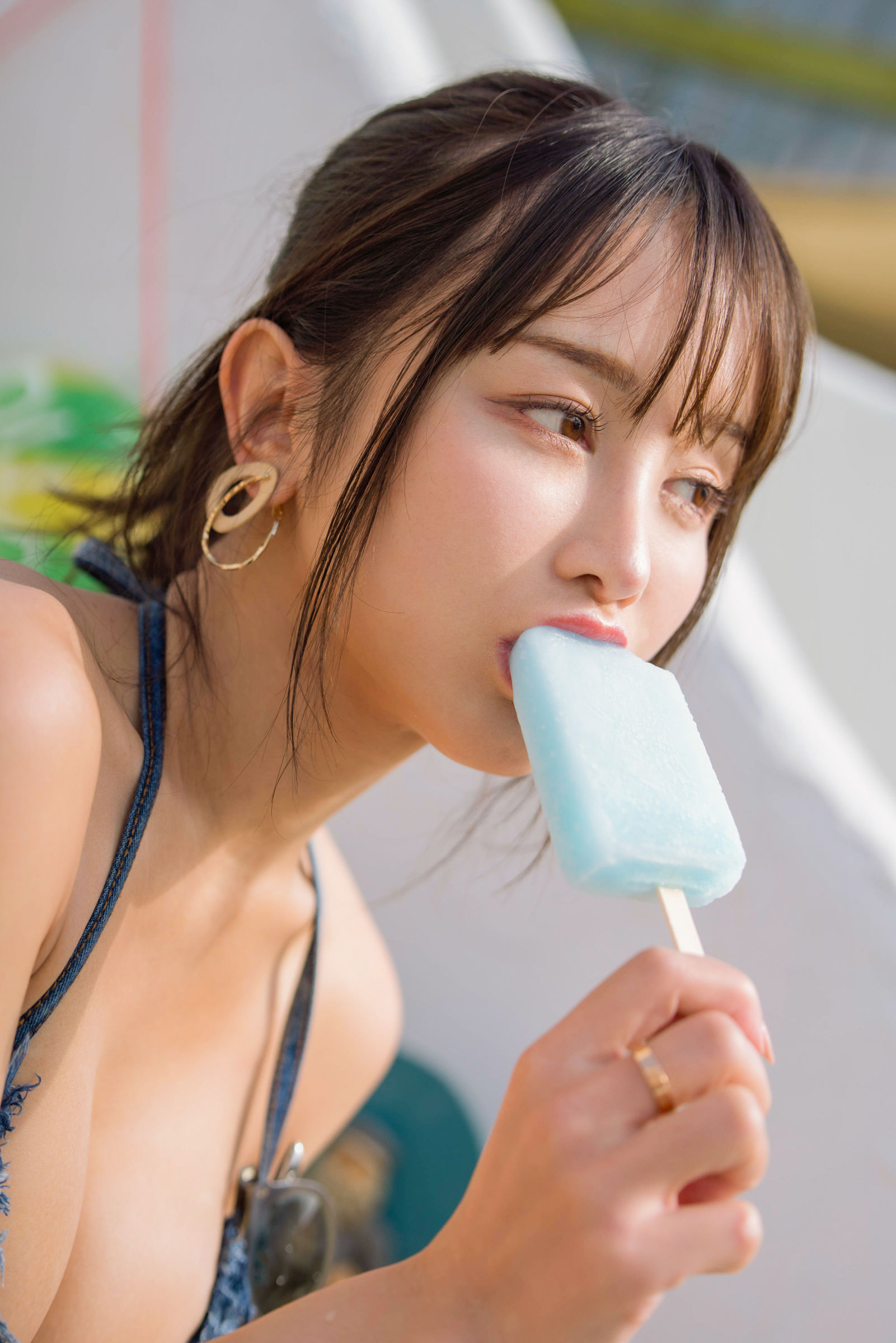 いくみ – (193iKkyu3) [Fantia] [2023.08.01] Denim Bikini×Popsicle