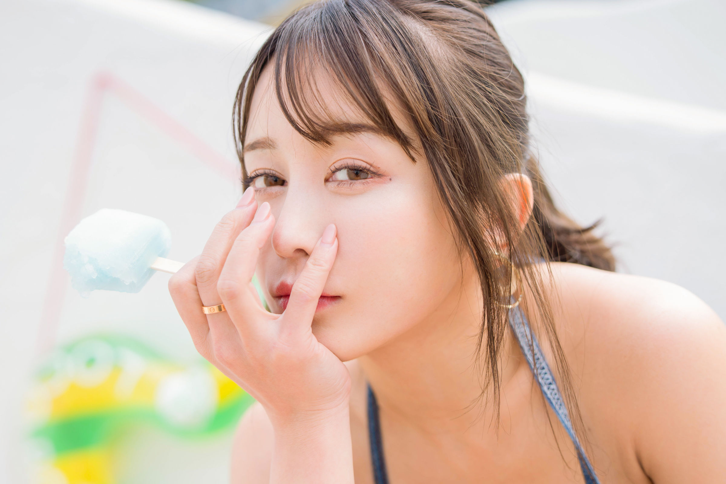 いくみ – (193iKkyu3) [Fantia] [2023.08.01] Denim Bikini×Popsicle