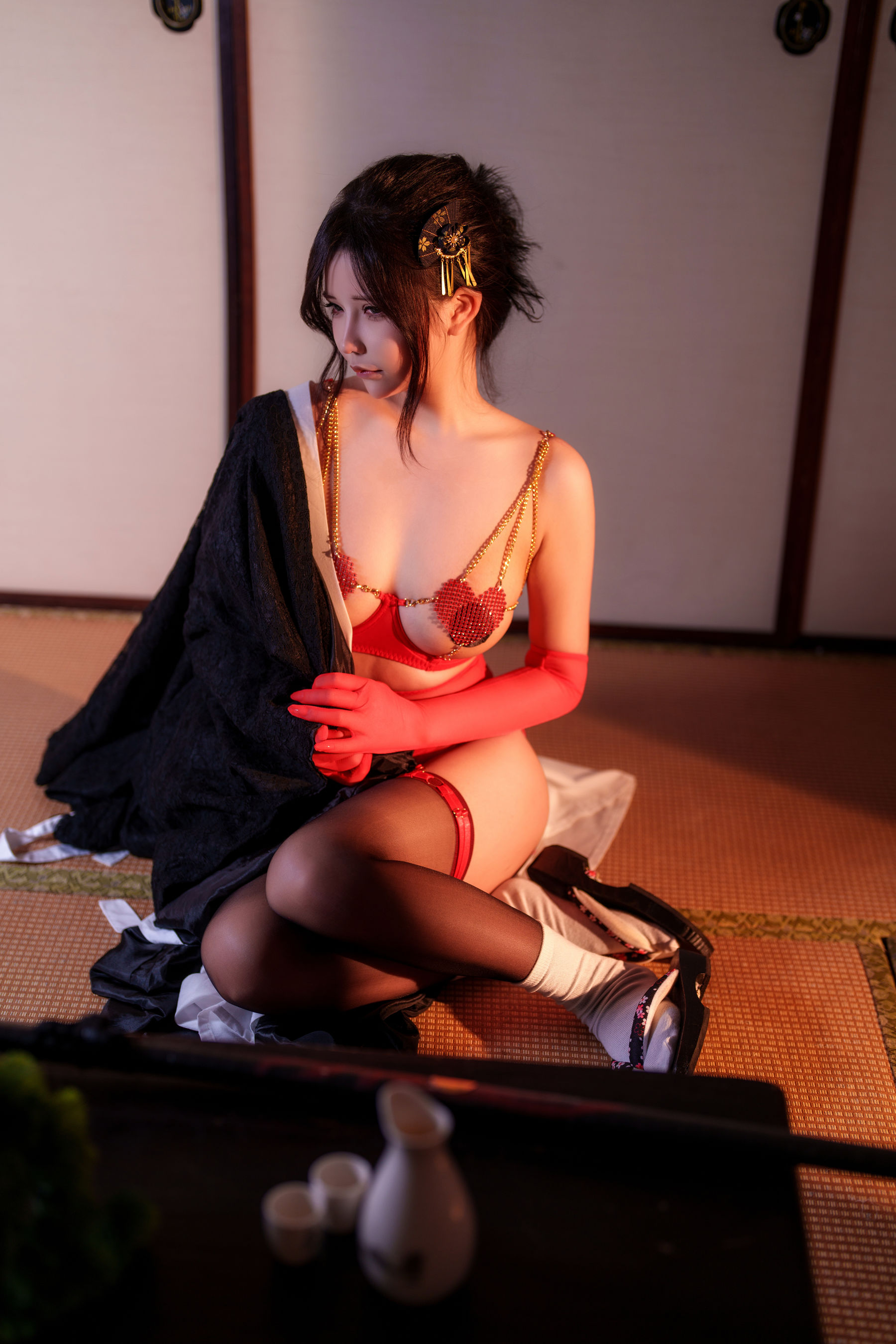 二次元妹子 抱走莫子 aa - 未亡人太太