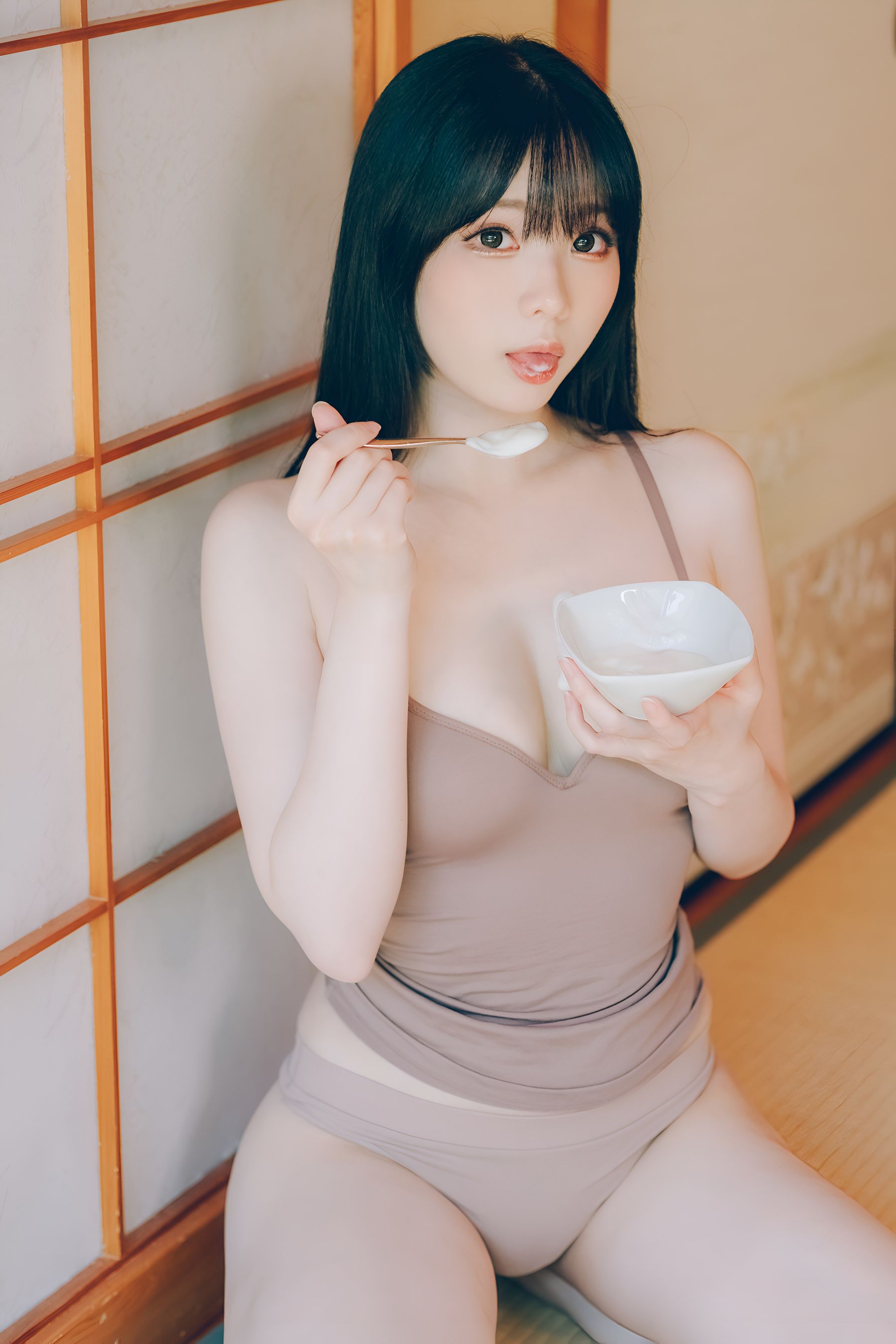 微博妹纸 霜月shimo - しもちゃんと一泊二日温泉旅行