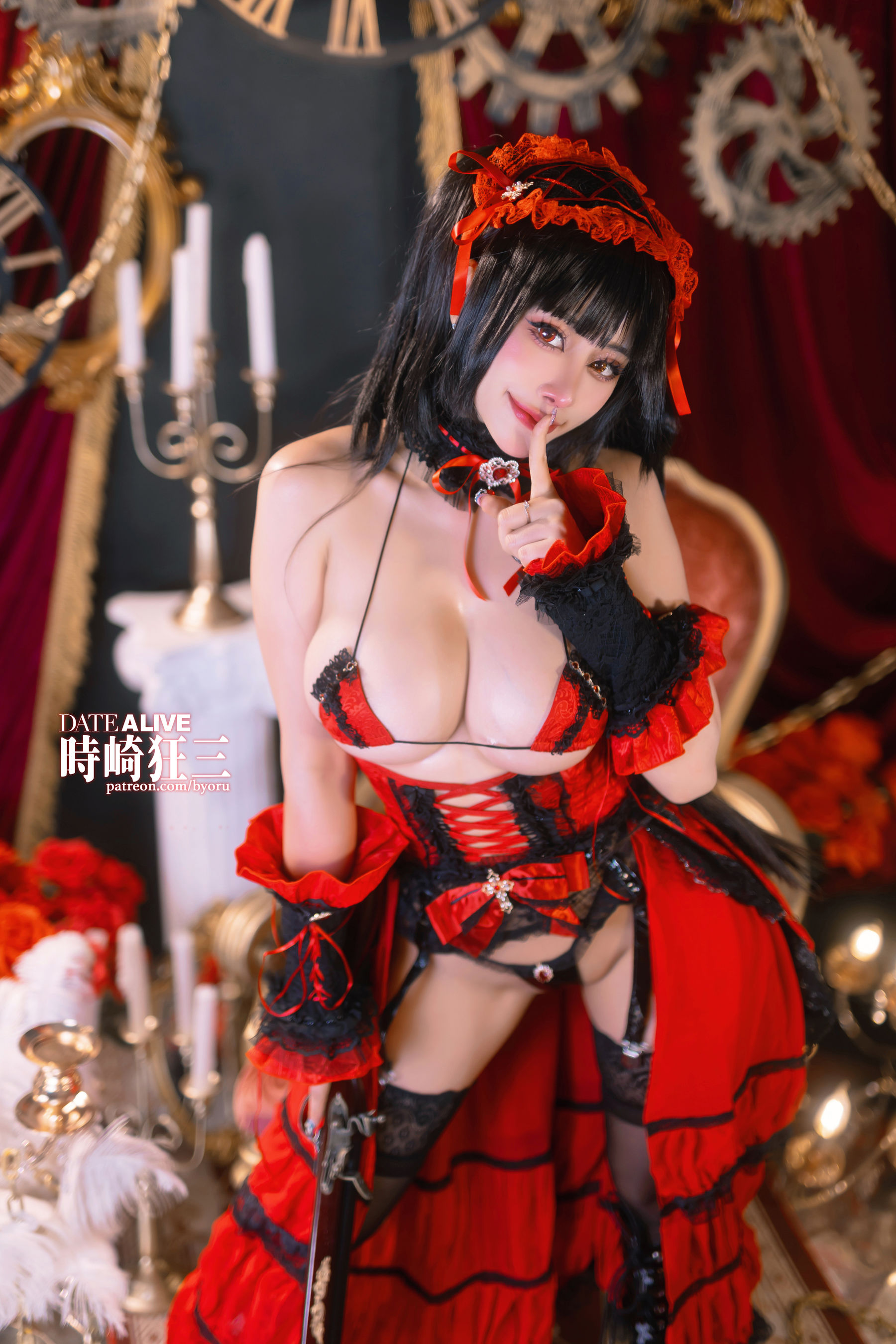 日本性感萝莉Byoru - Kurumi Tokisaki - Date A Live