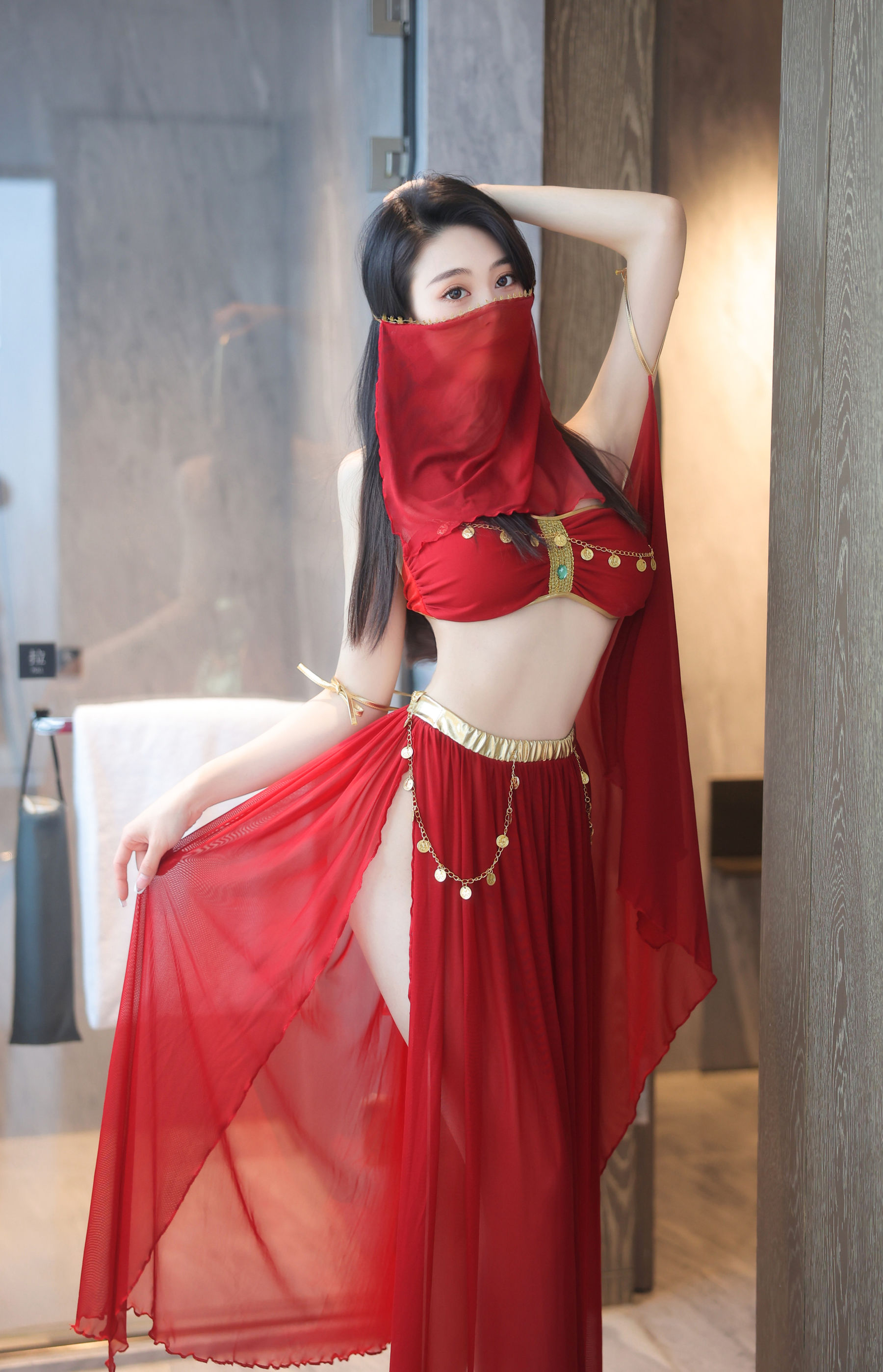 清妙 - 红色舞裙