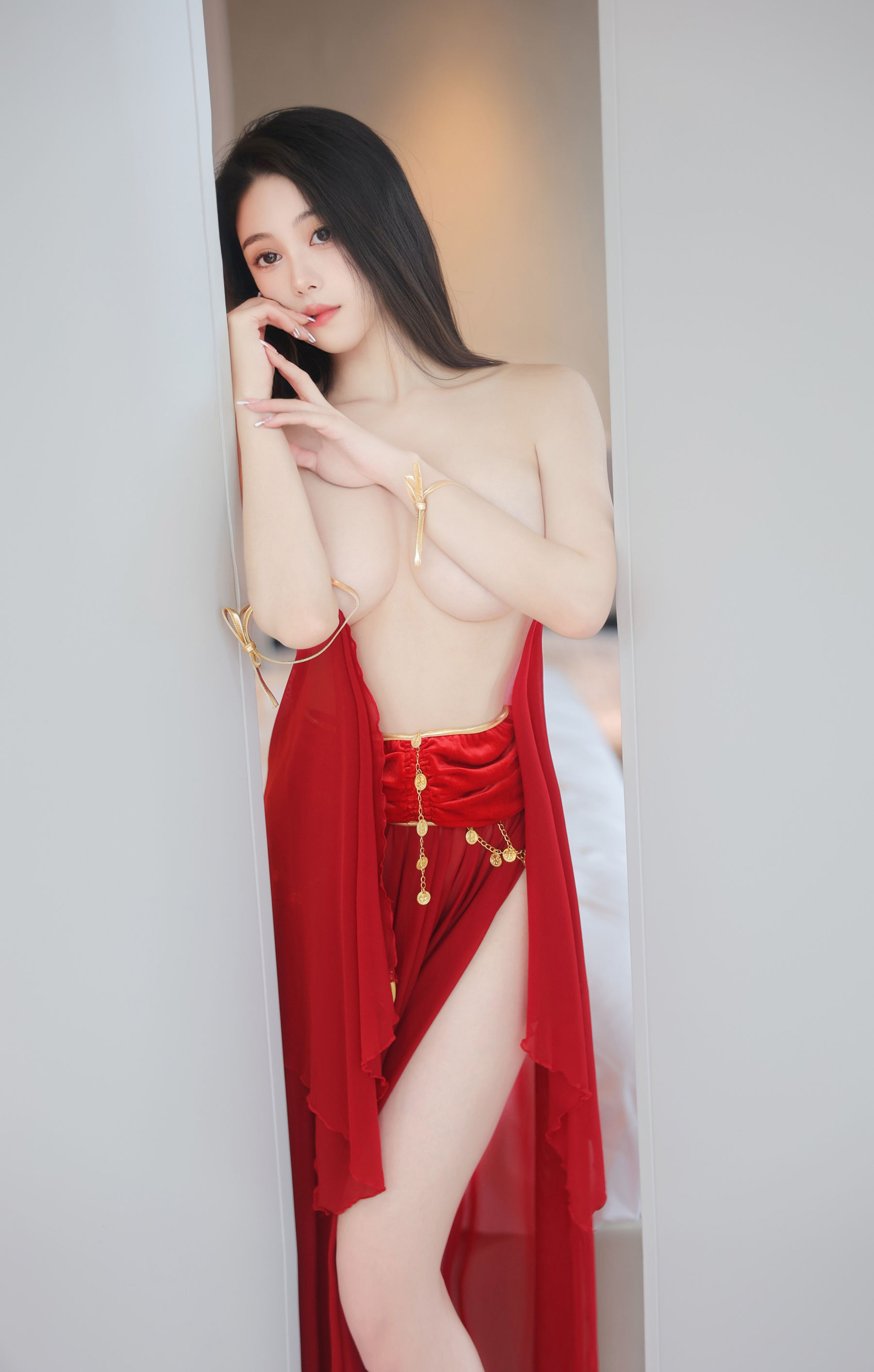 清妙 - 红色舞裙