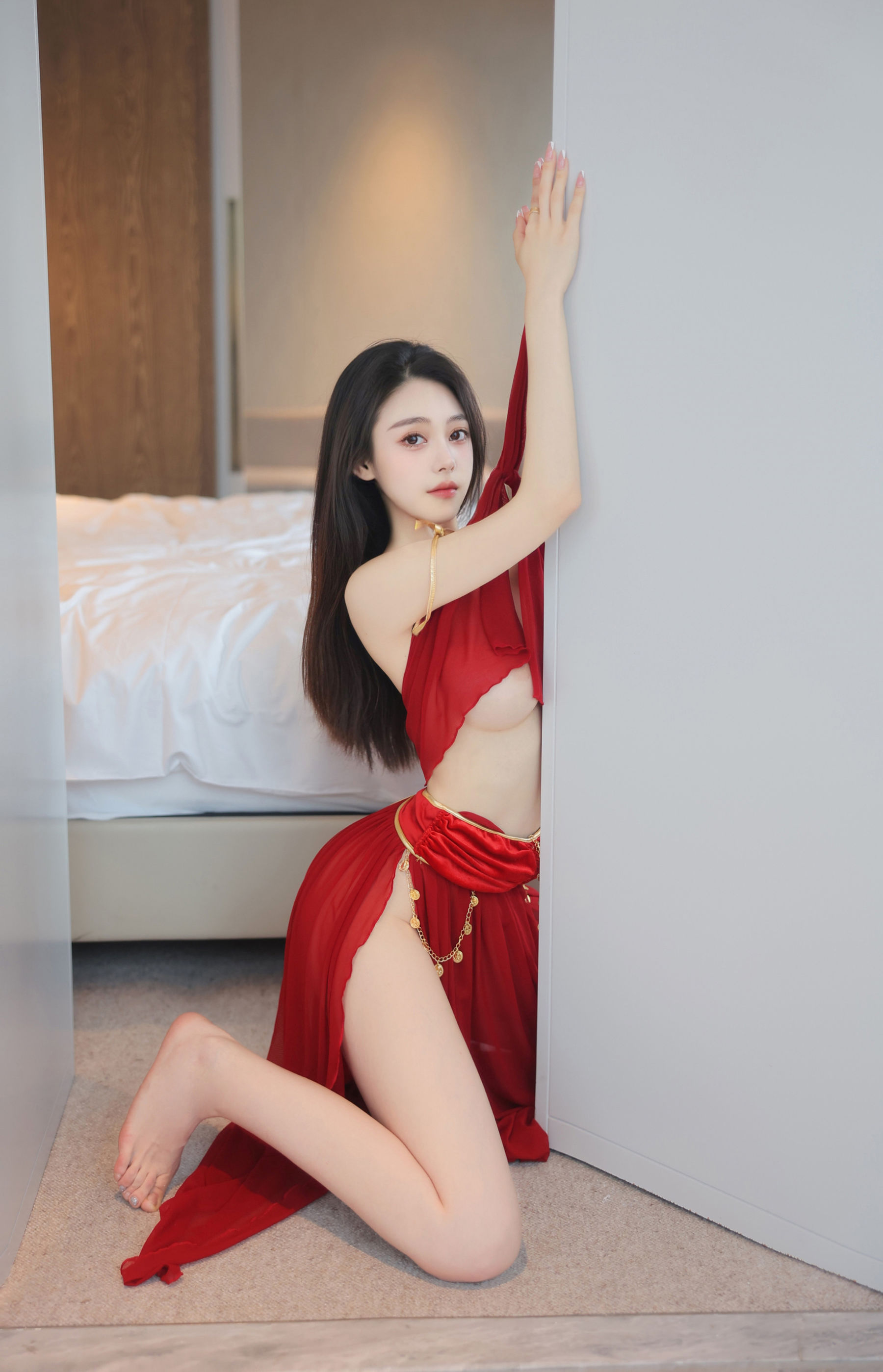 清妙 - 红色舞裙