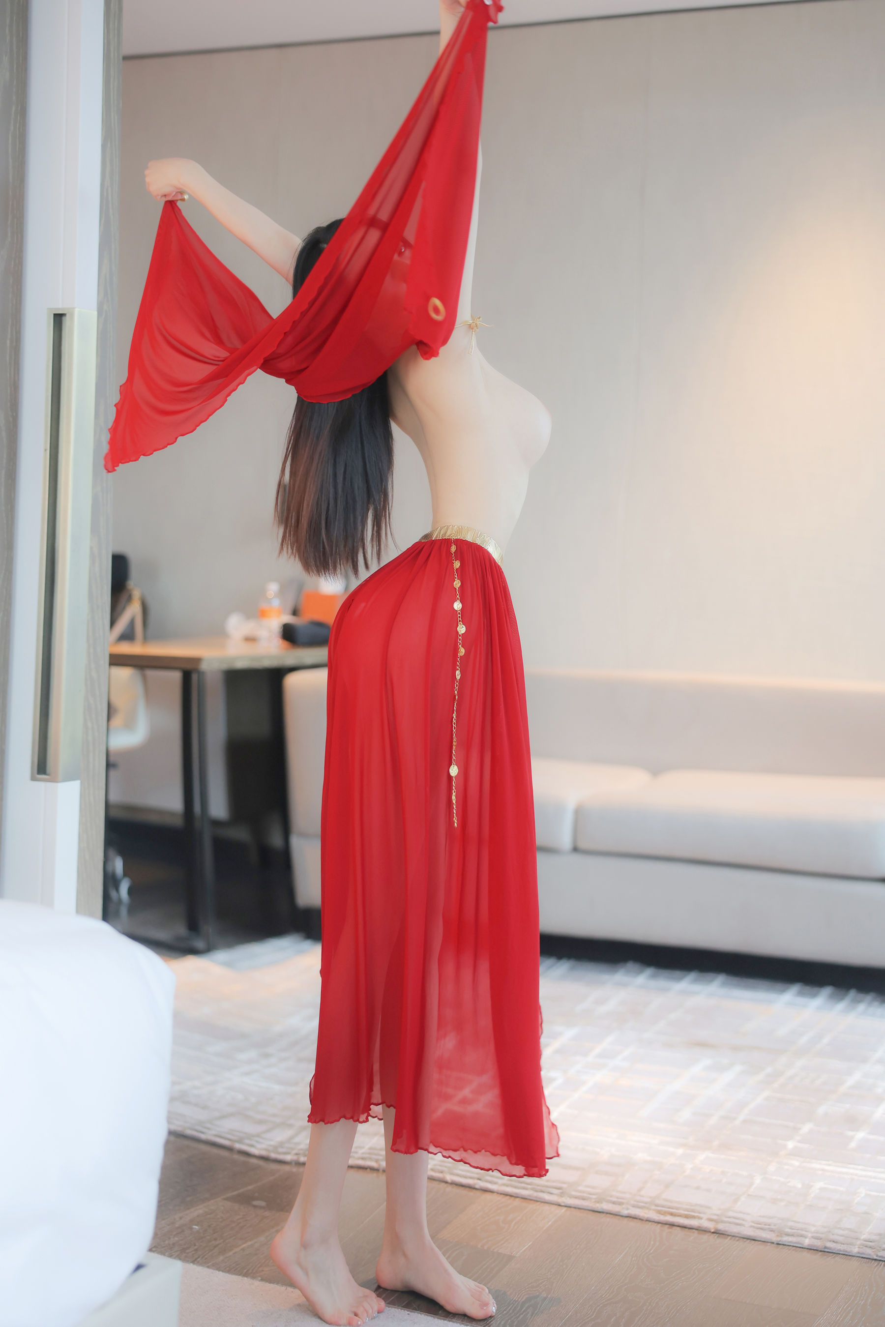清妙 - 红色舞裙