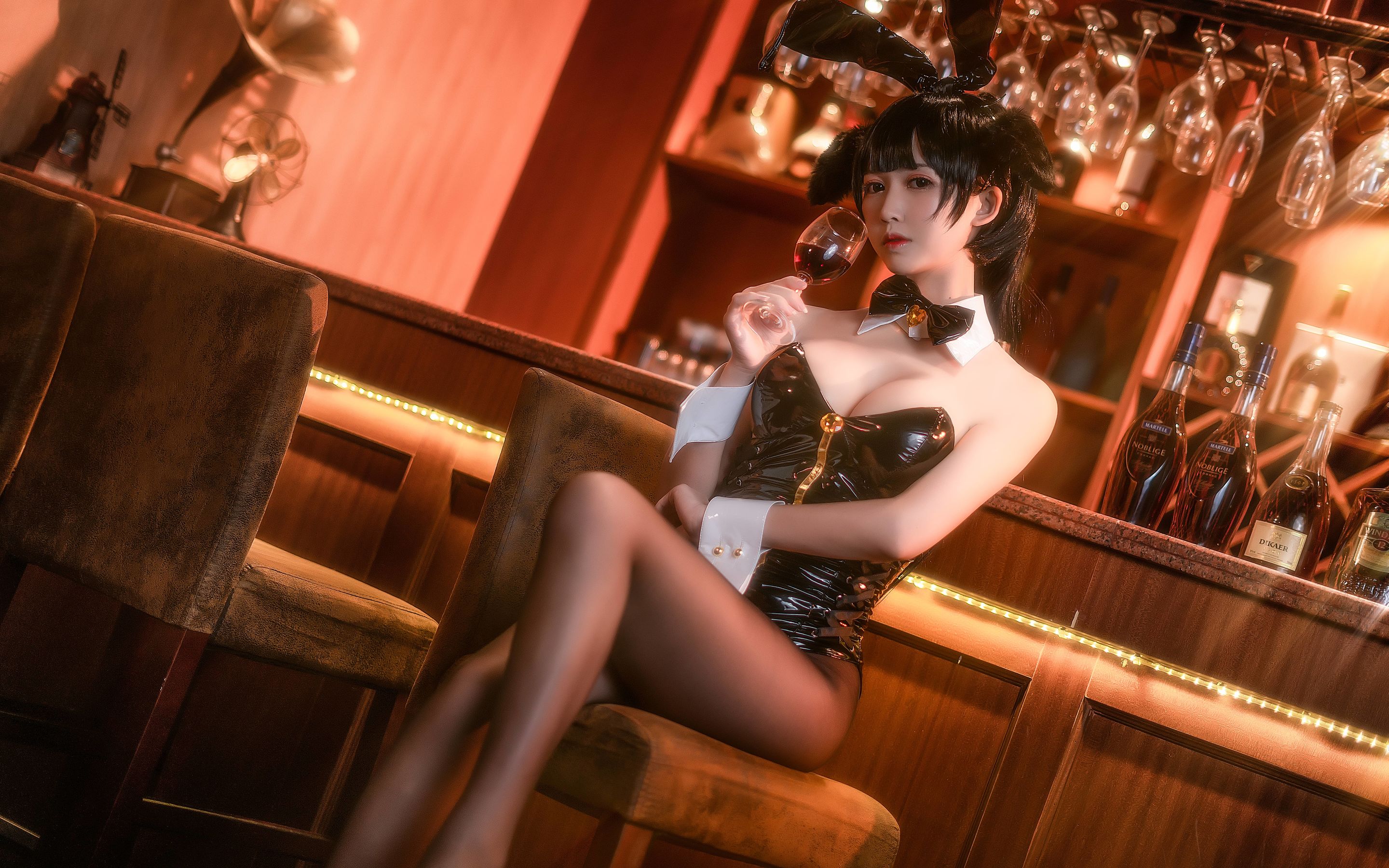 超人气Coser 鳗鱼霏儿&猫九酱 - 兔女郎