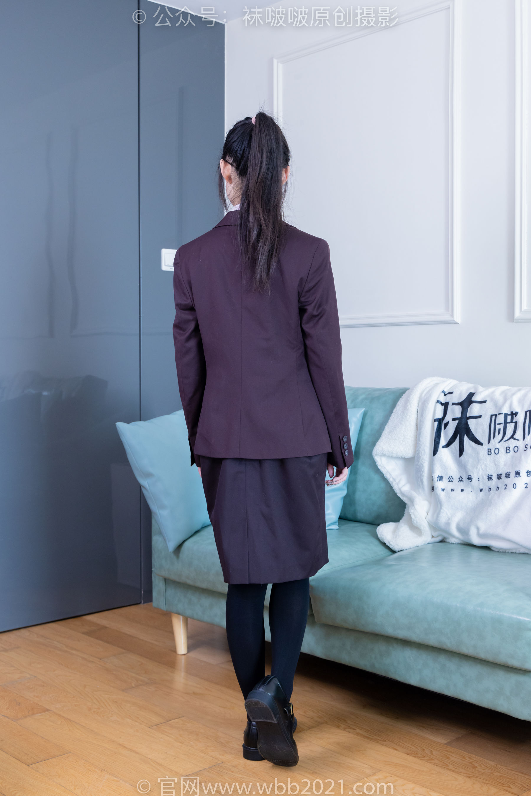 BoBoSocks袜啵啵 No.362 甜甜圈 -两双皮鞋、厚肉丝、厚黑丝、ol制服