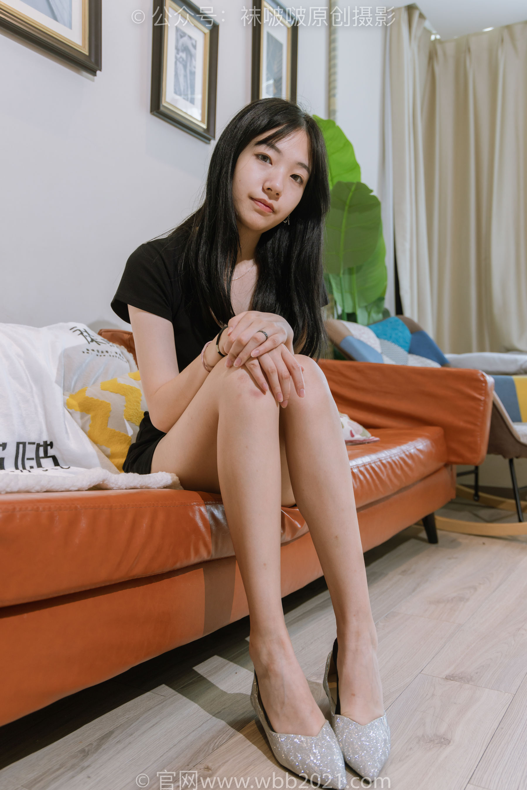 BoBoSocks袜啵啵 No.363 小甜豆 -两双平底鞋、黑色船袜、裸足