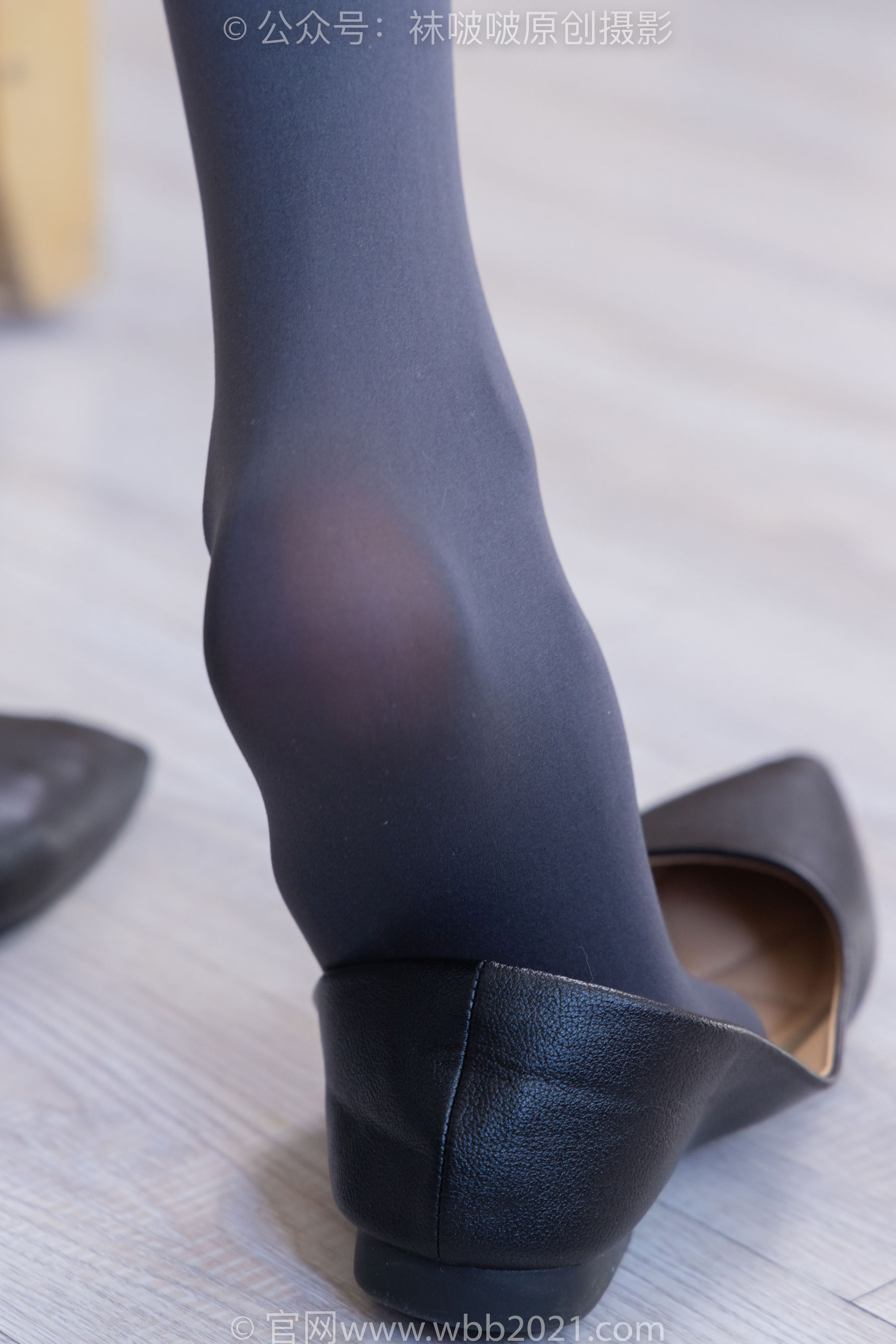 BoBoSocks袜啵啵 No.365 芝士 -短靴、平底鞋、厚黑丝、厚灰丝